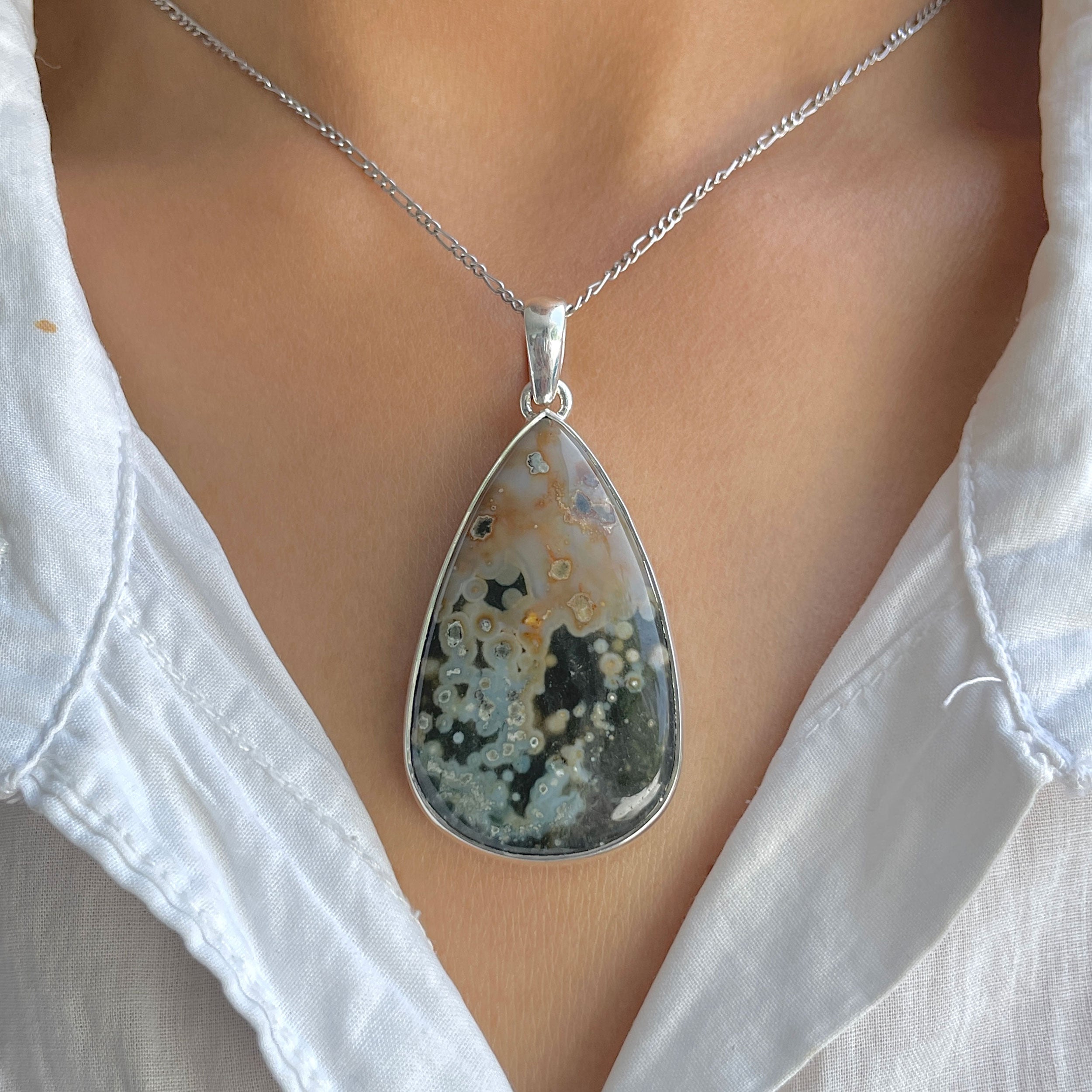 Ocean Jasper Pendant-(OCJ-P-54.)