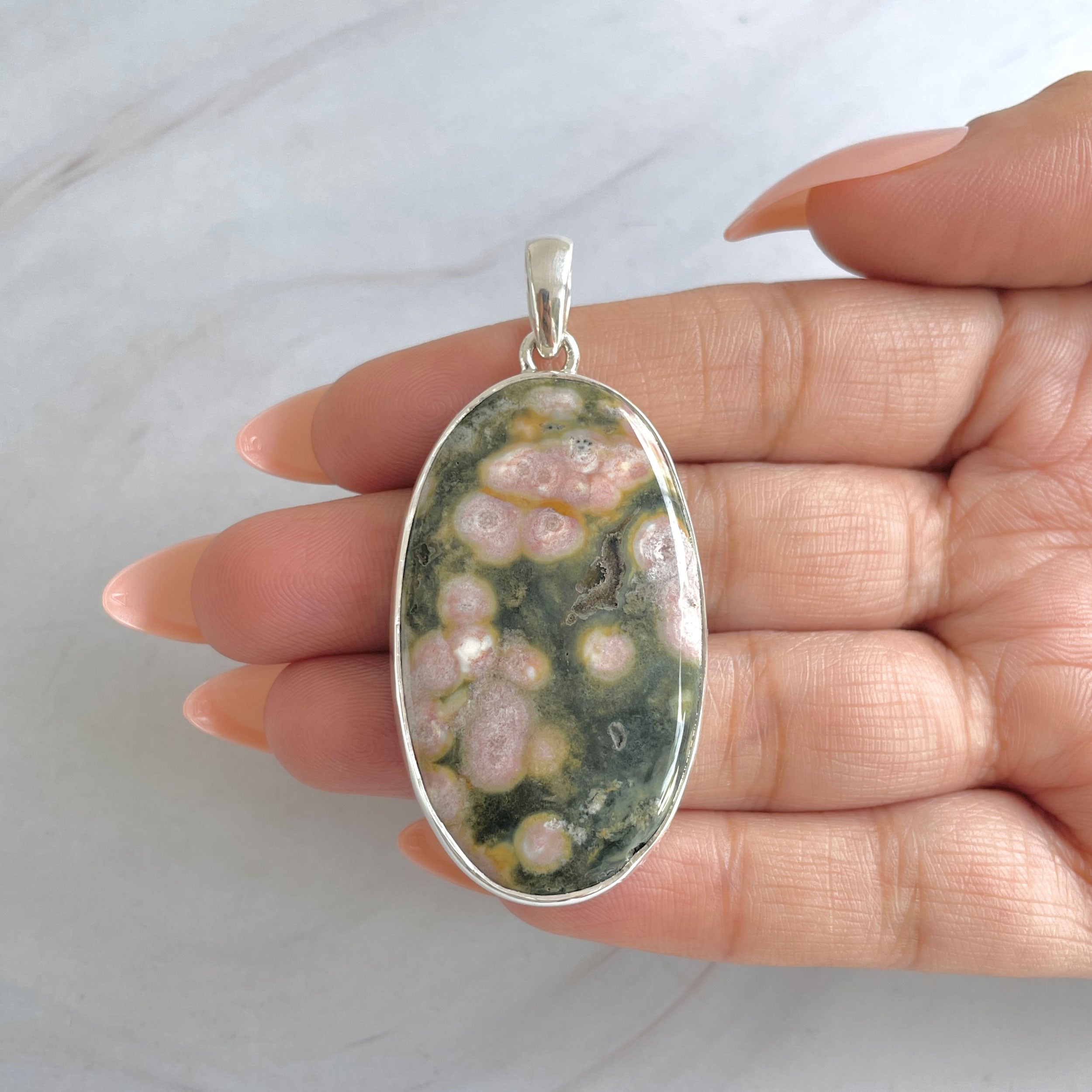 Ocean Jasper Pendant-(OCJ-P-55.)
