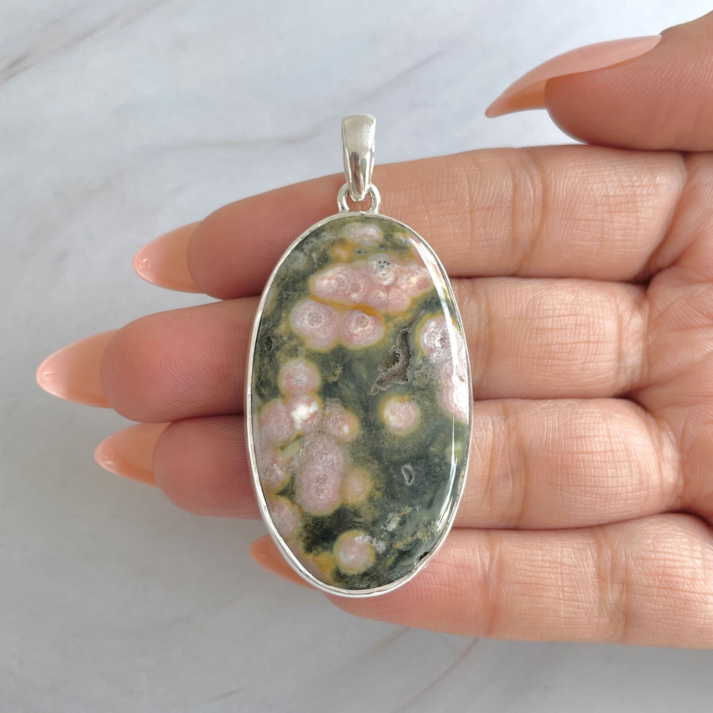 Ocean Jasper Pendant-(OCJ-P-55.)