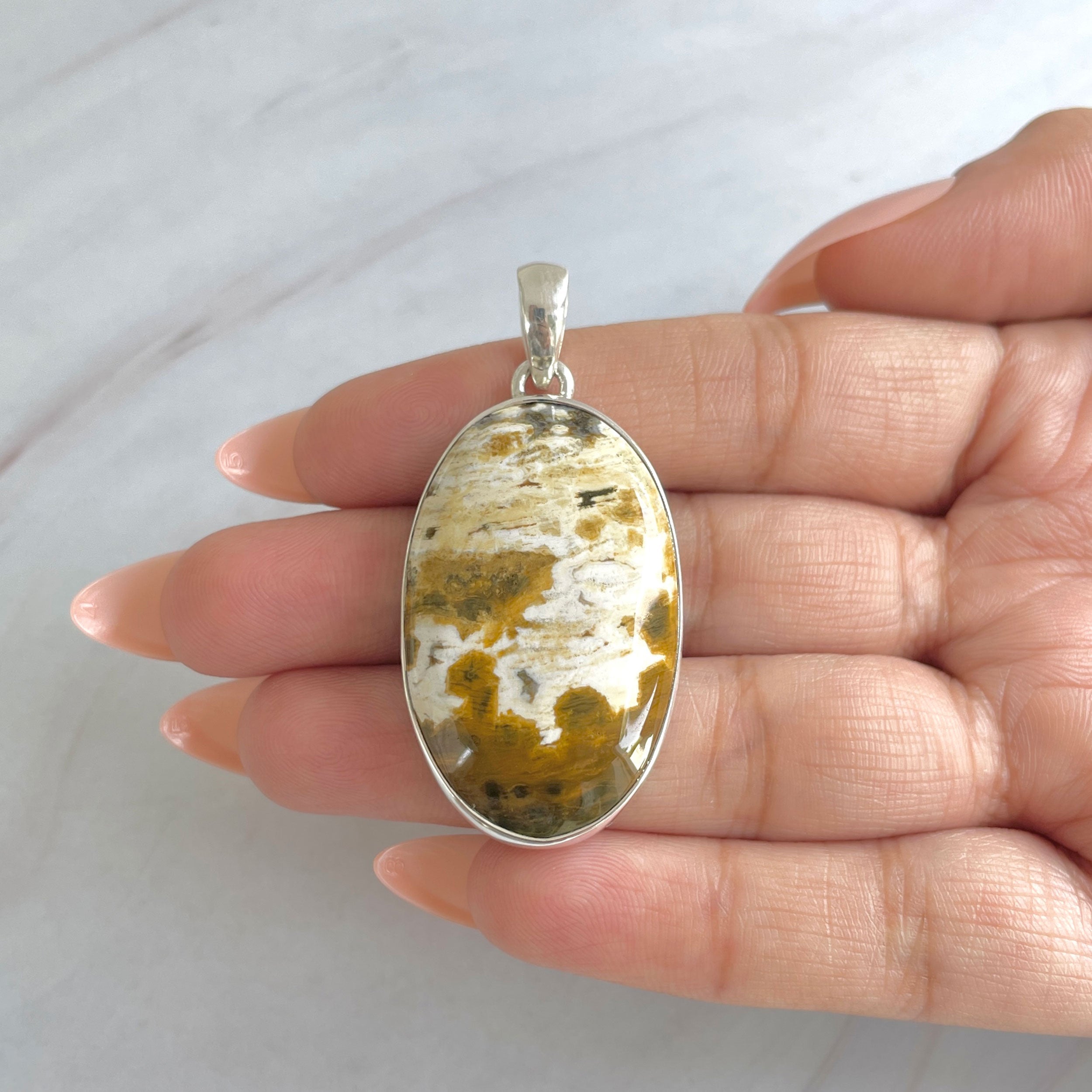 Ocean Jasper Pendant-(OCJ-P-56.)