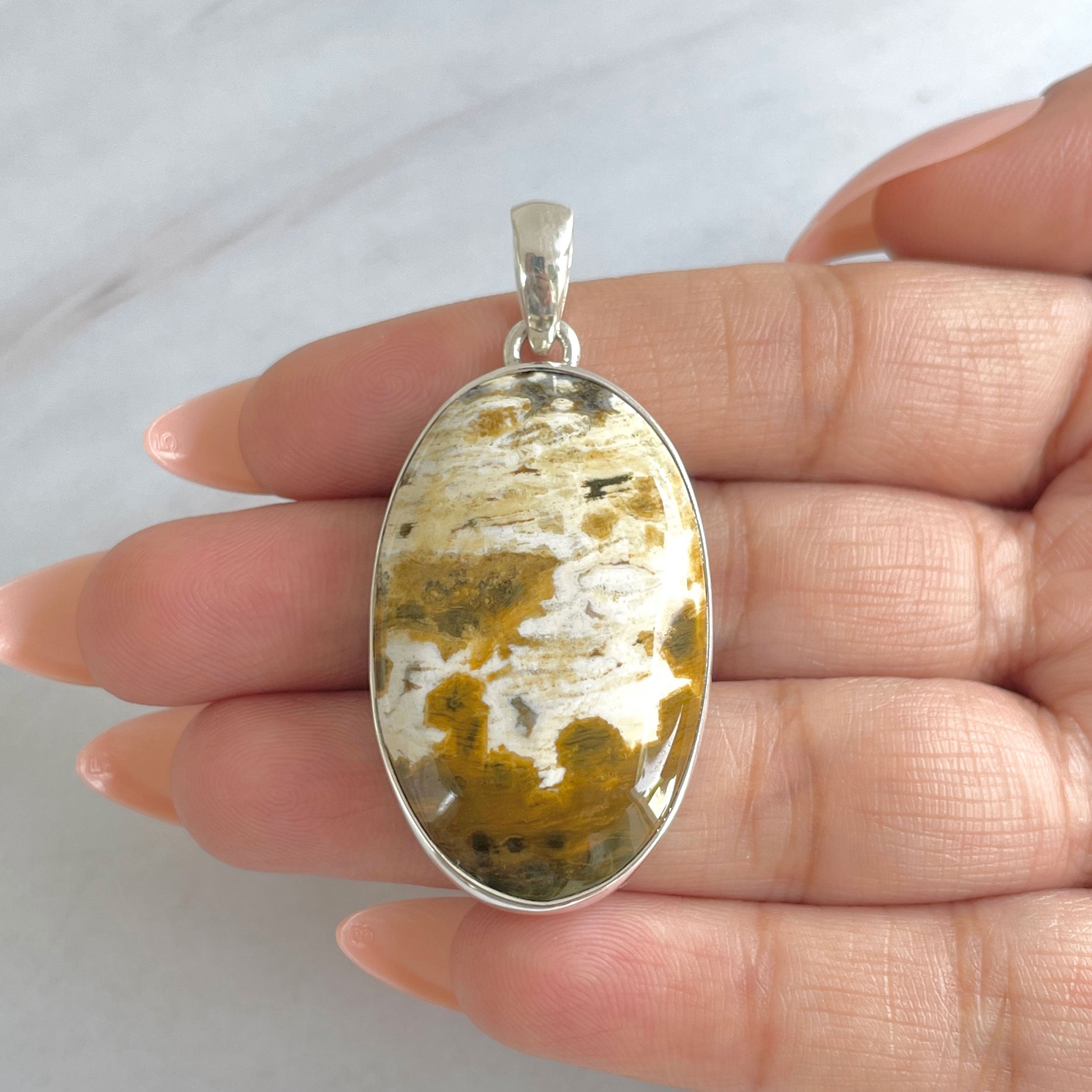 Ocean Jasper Pendant-(OCJ-P-56.)