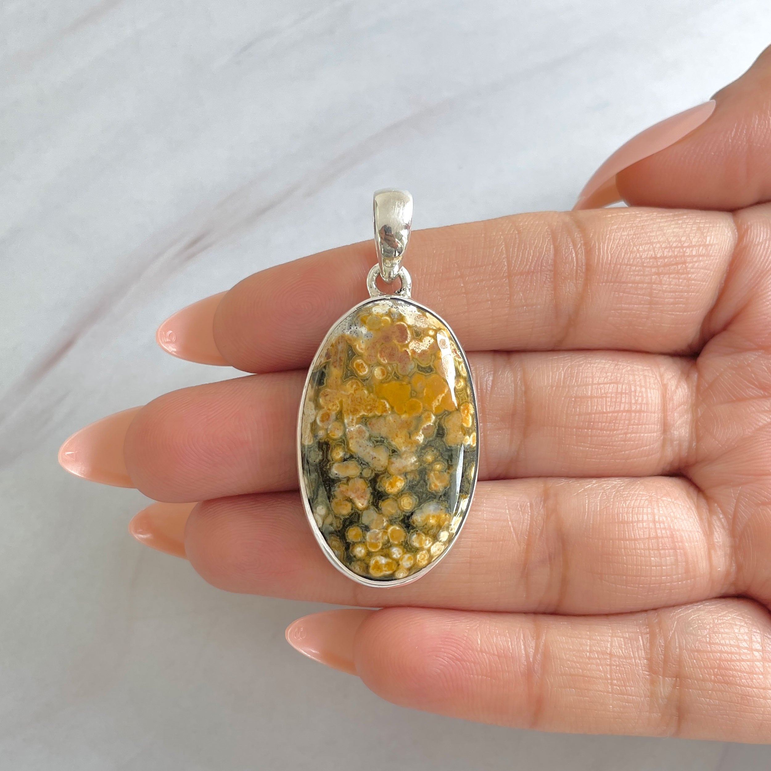 Ocean Jasper Pendant-(OCJ-P-57.)