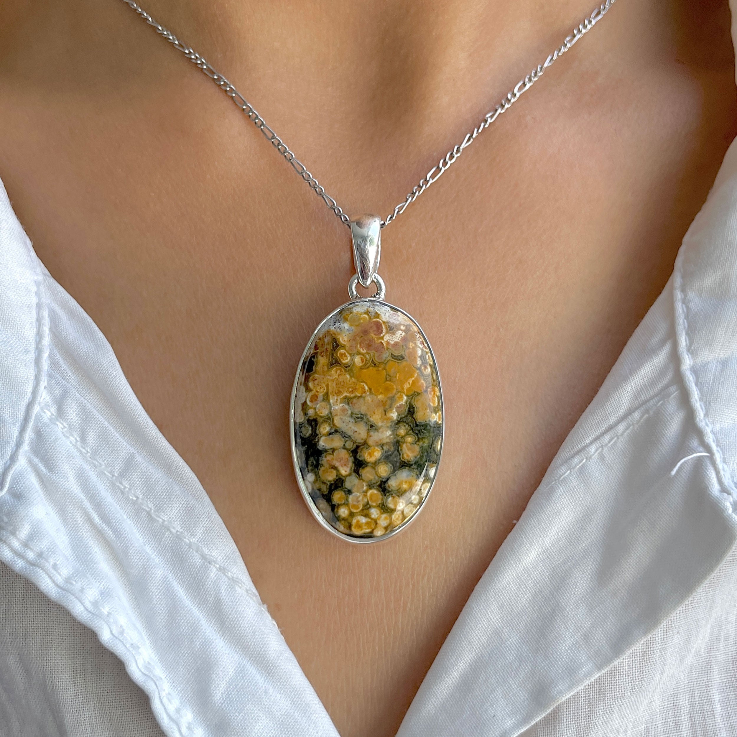 Ocean Jasper Pendant-(OCJ-P-57.)
