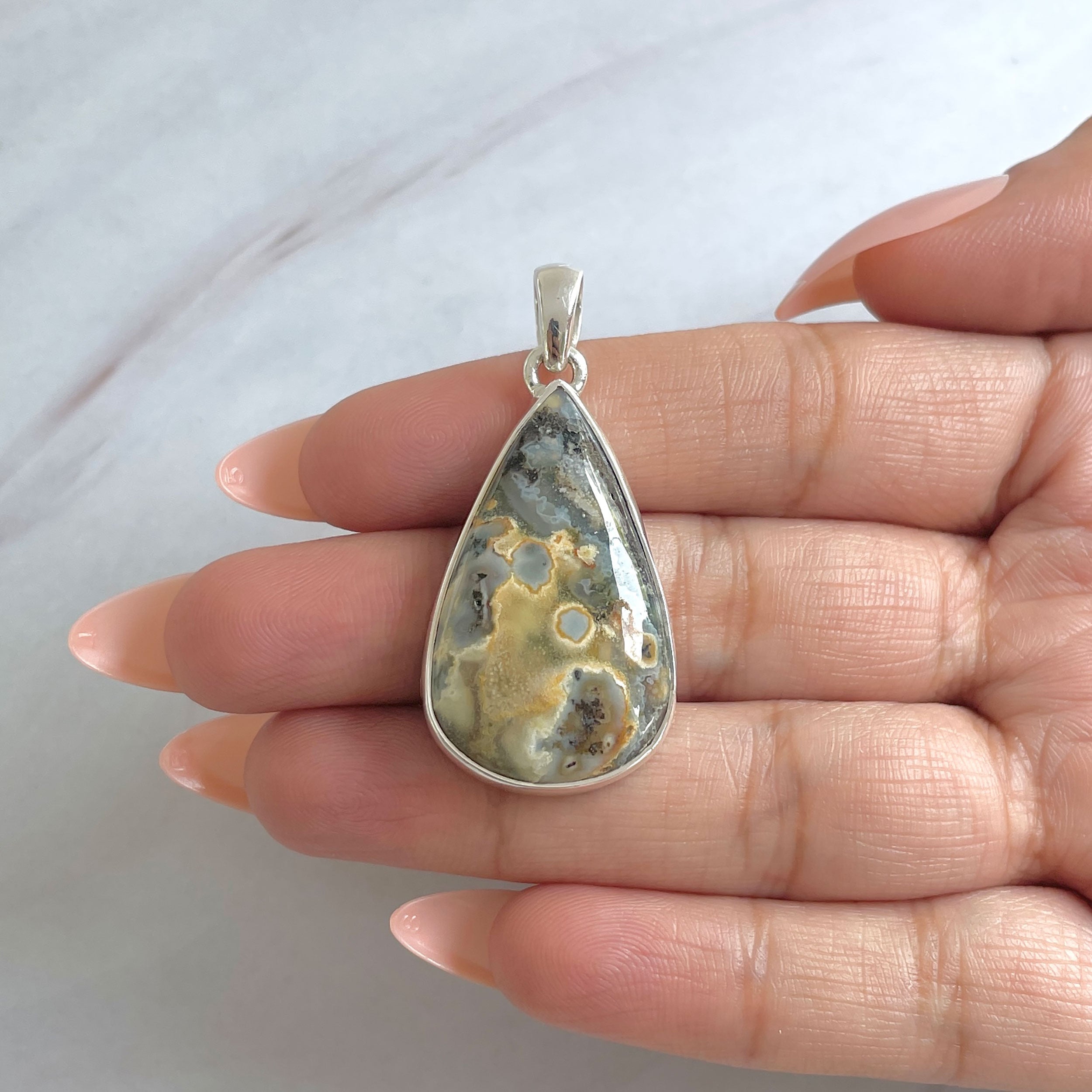 Ocean Jasper Pendant-(OCJ-P-58.)