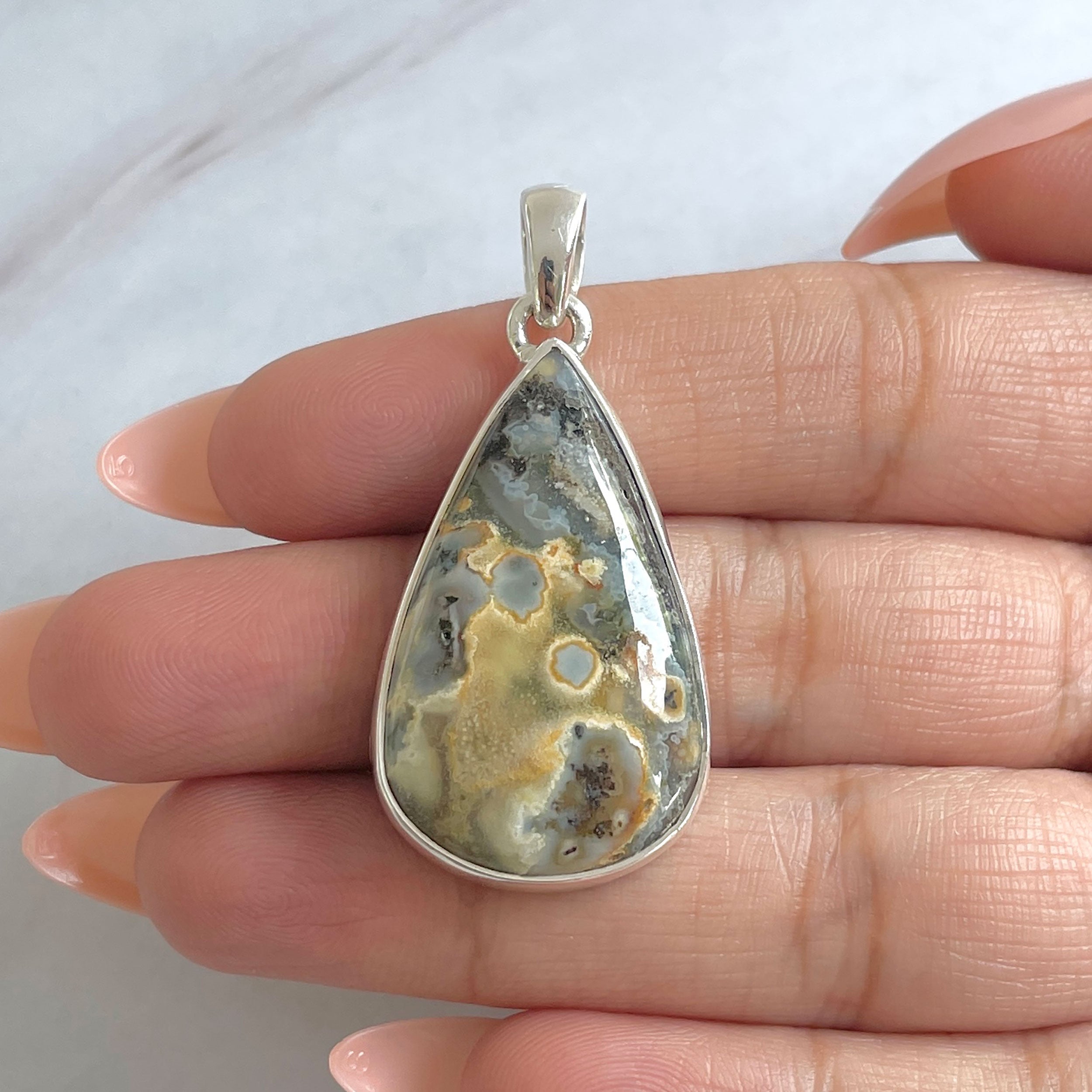 Ocean Jasper Pendant-(OCJ-P-58.)