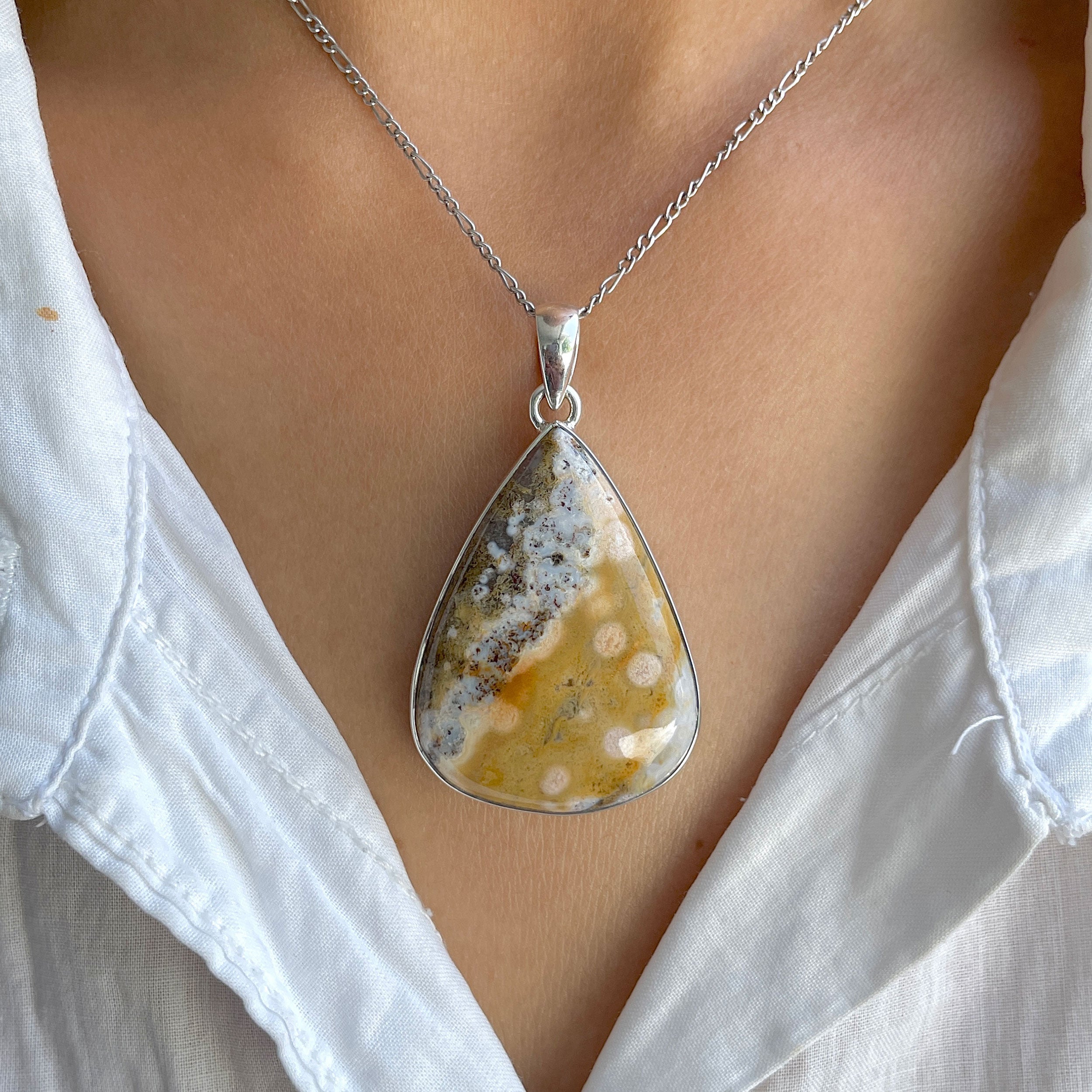 Ocean Jasper Pendant-(OCJ-P-59.)