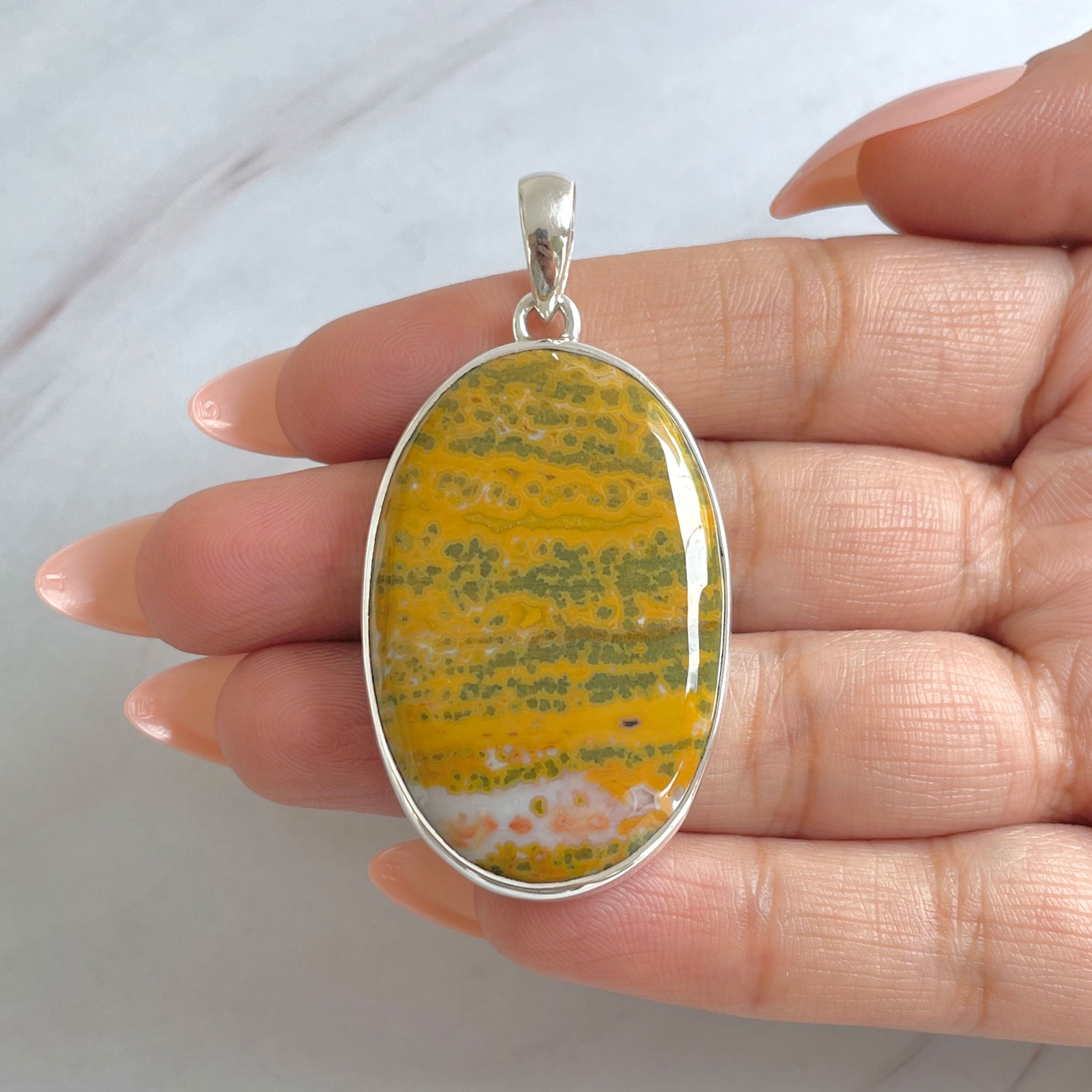 Ocean Jasper Pendant-(OCJ-P-60.)