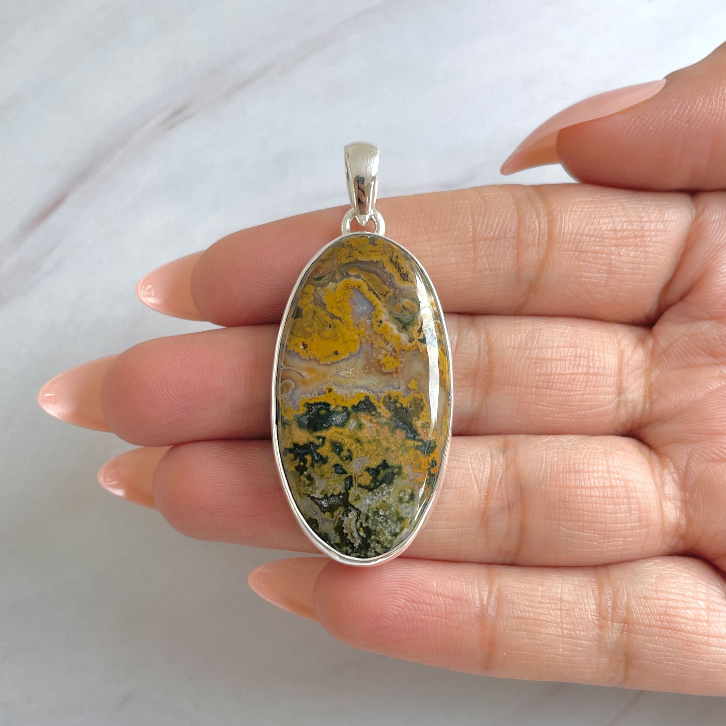 Ocean Jasper Pendant-(OCJ-P-61.)
