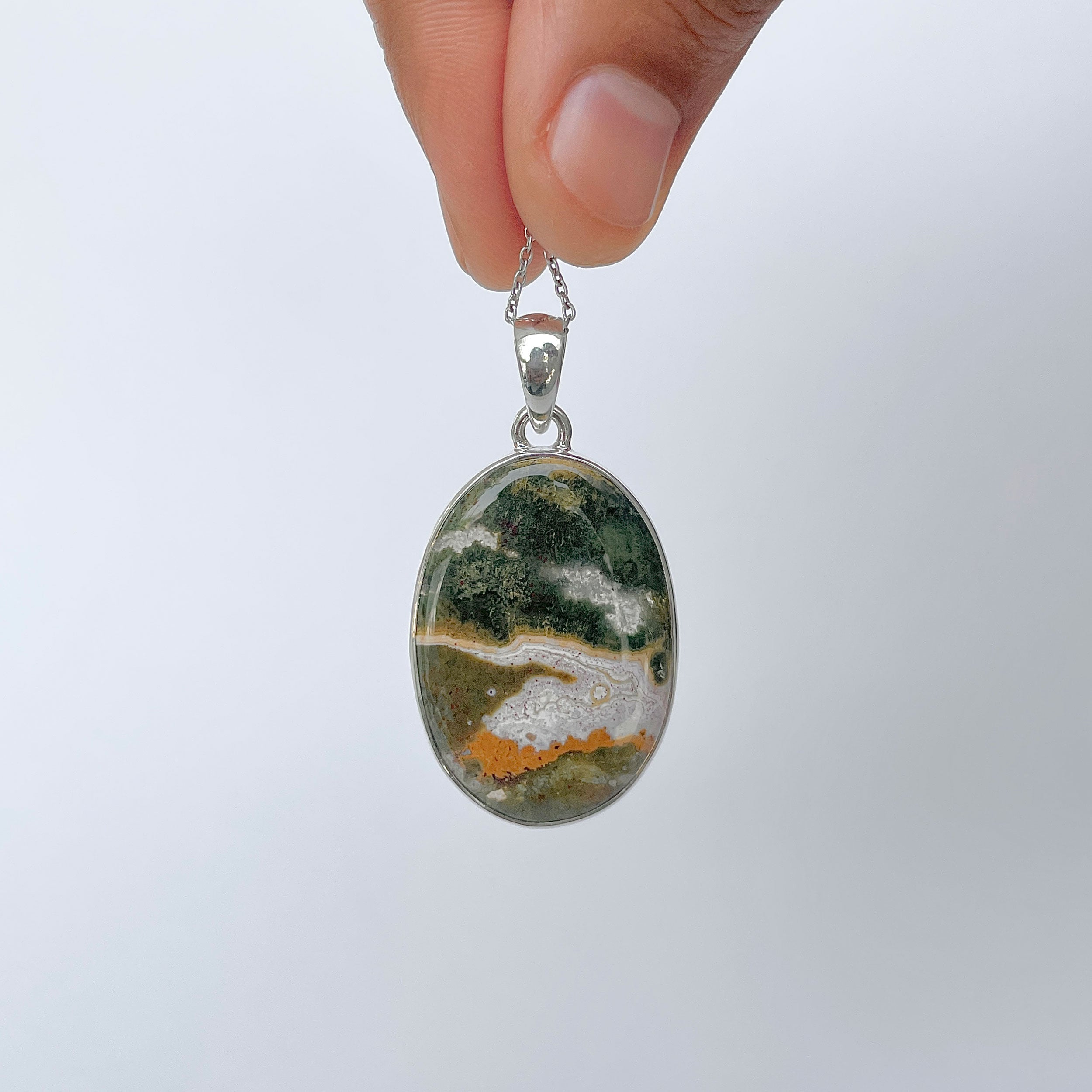 Ocean Jasper Pendant-(OCJ-P-63.)