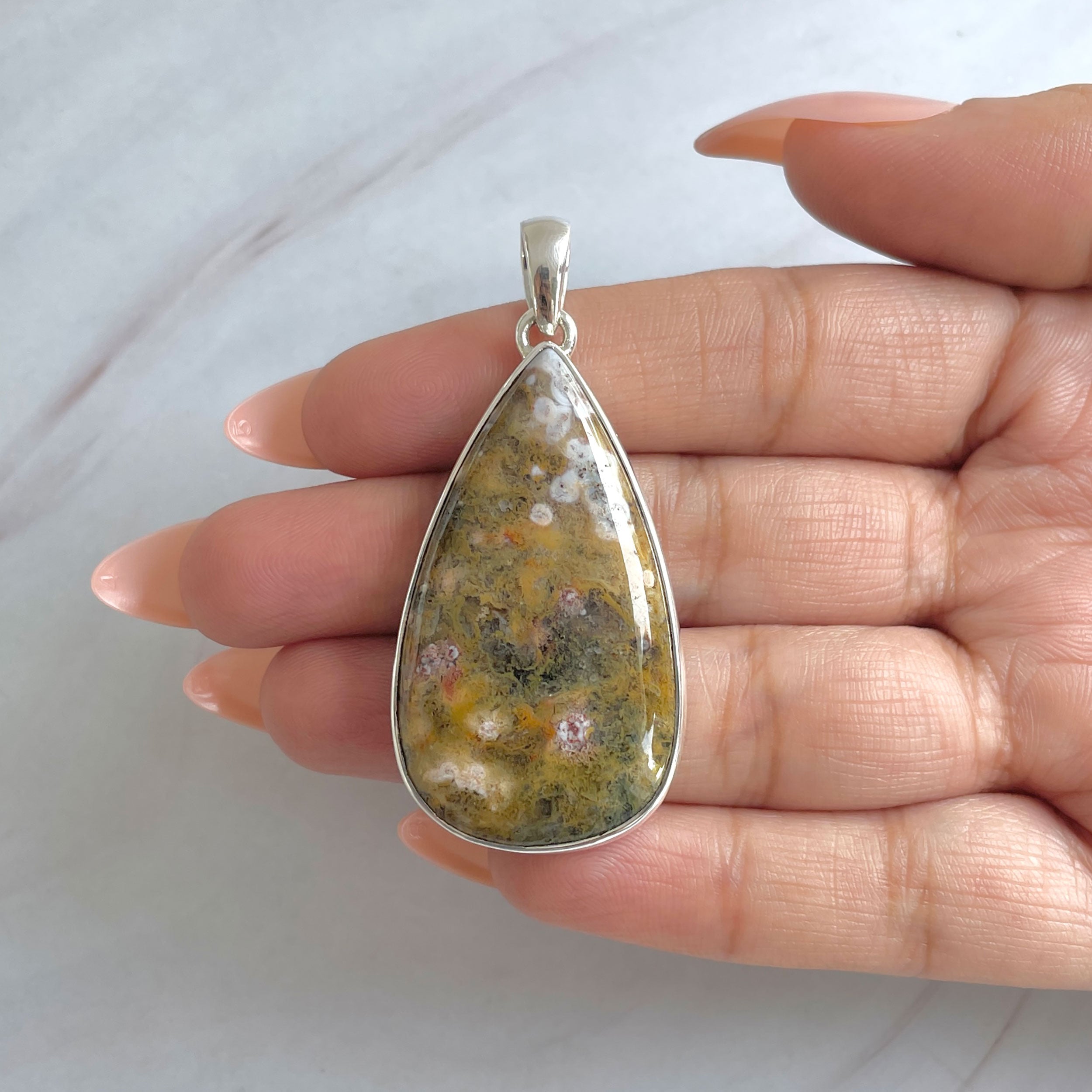 Ocean Jasper Pendant-(OCJ-P-65.)