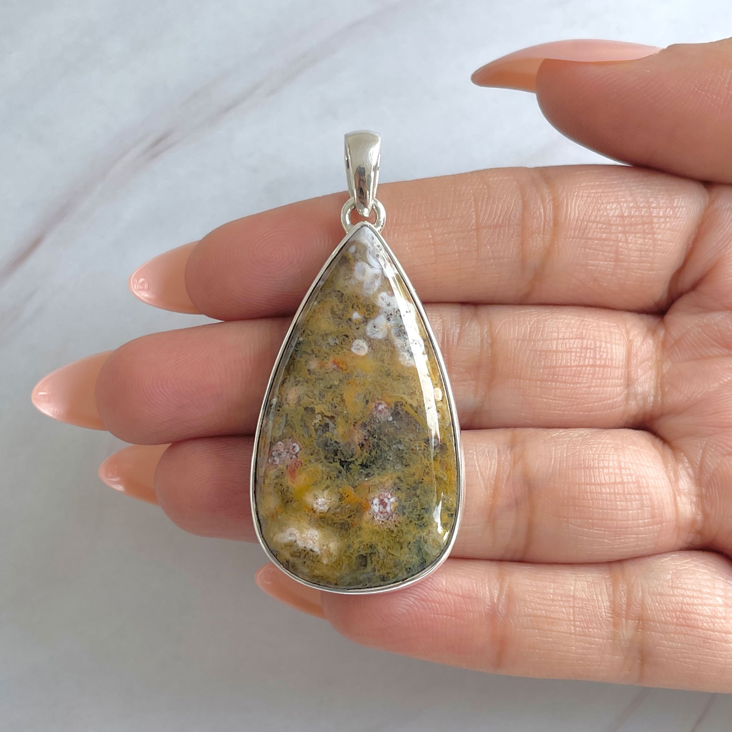 Ocean Jasper Pendant-(OCJ-P-65.)