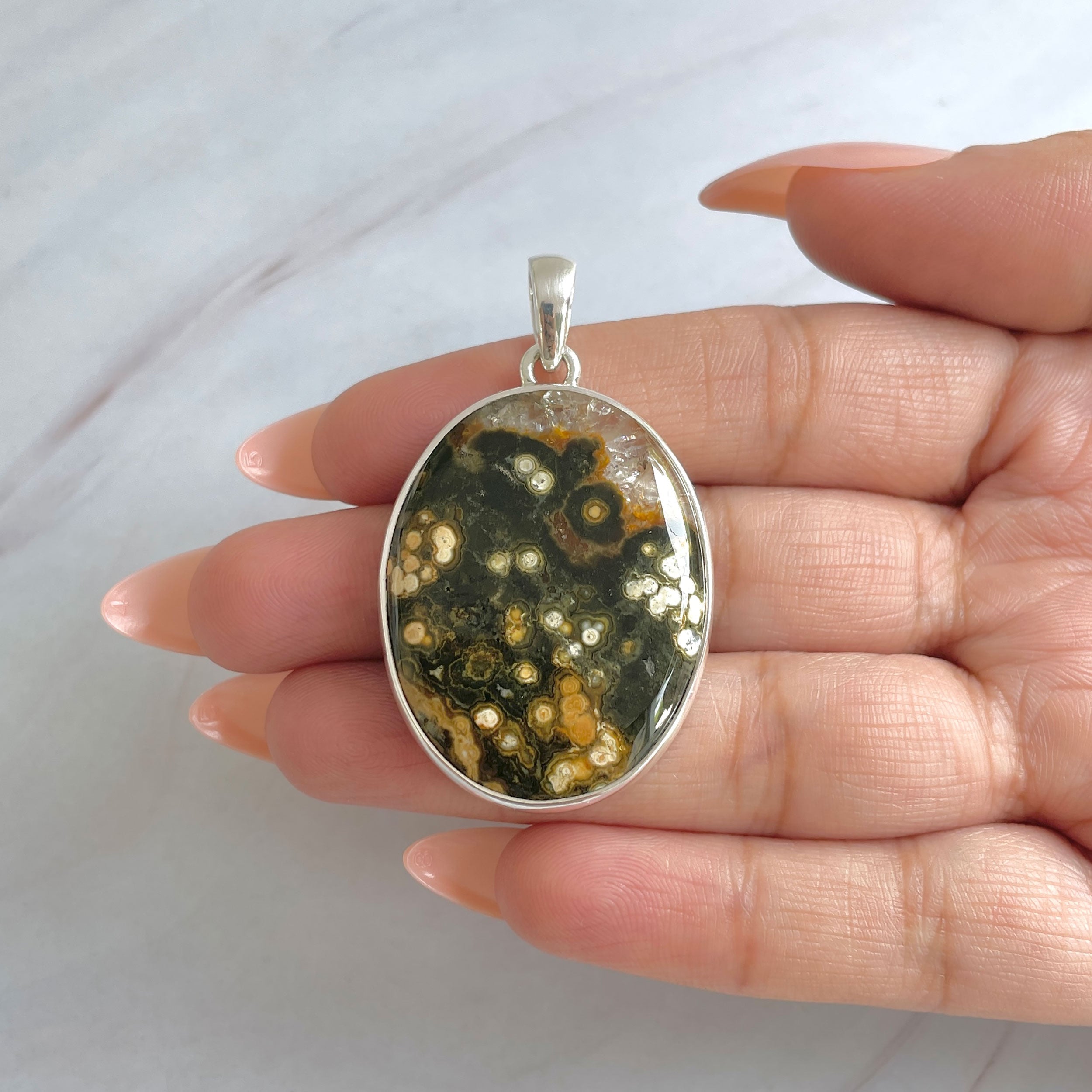 Ocean Jasper Pendant-(OCJ-P-66.)