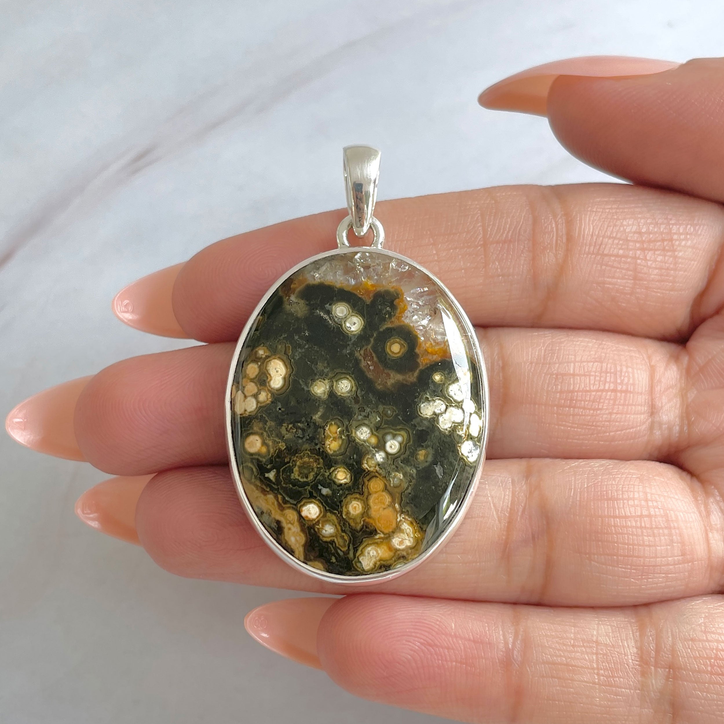 Ocean Jasper Pendant-(OCJ-P-66.)
