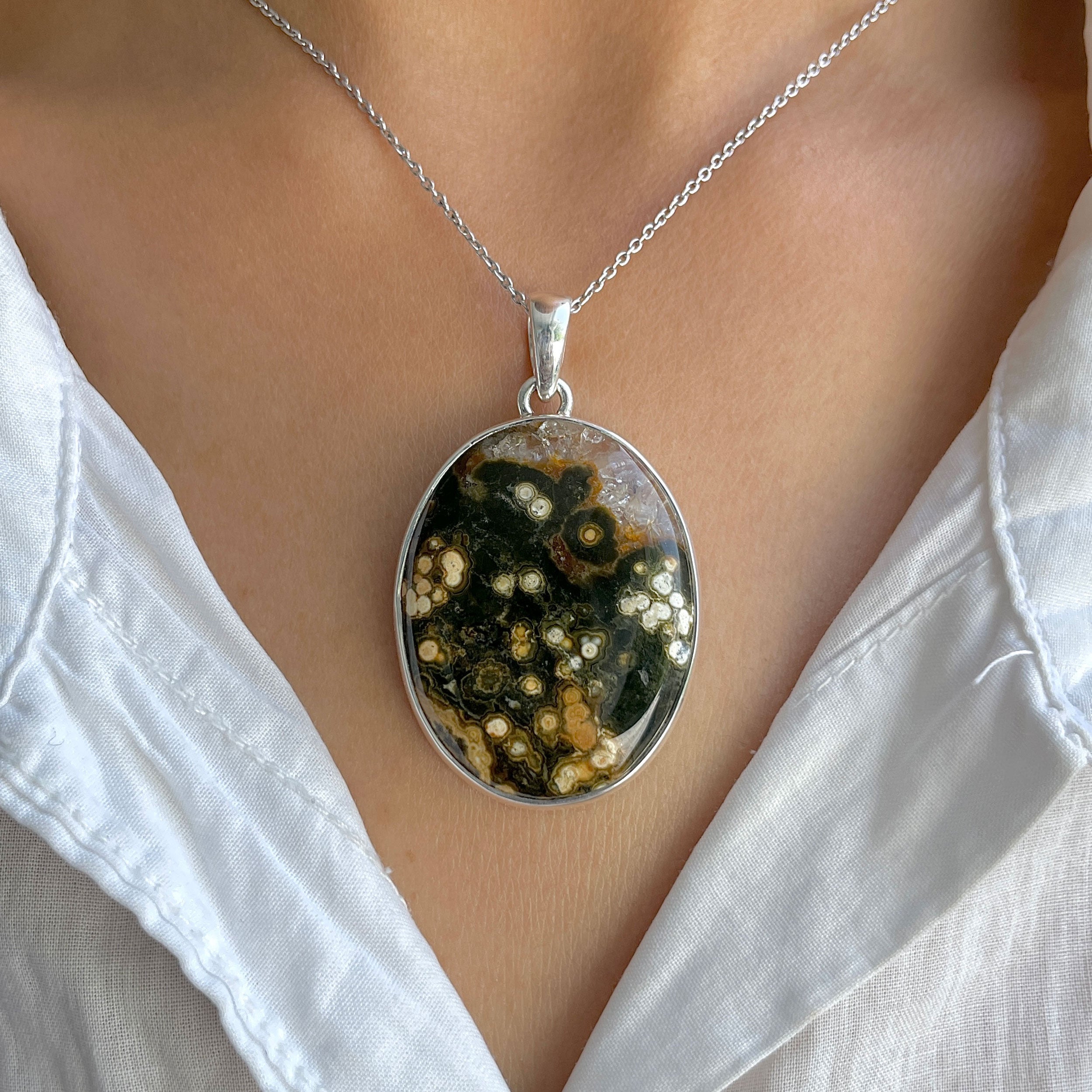 Ocean Jasper Pendant-(OCJ-P-66.)