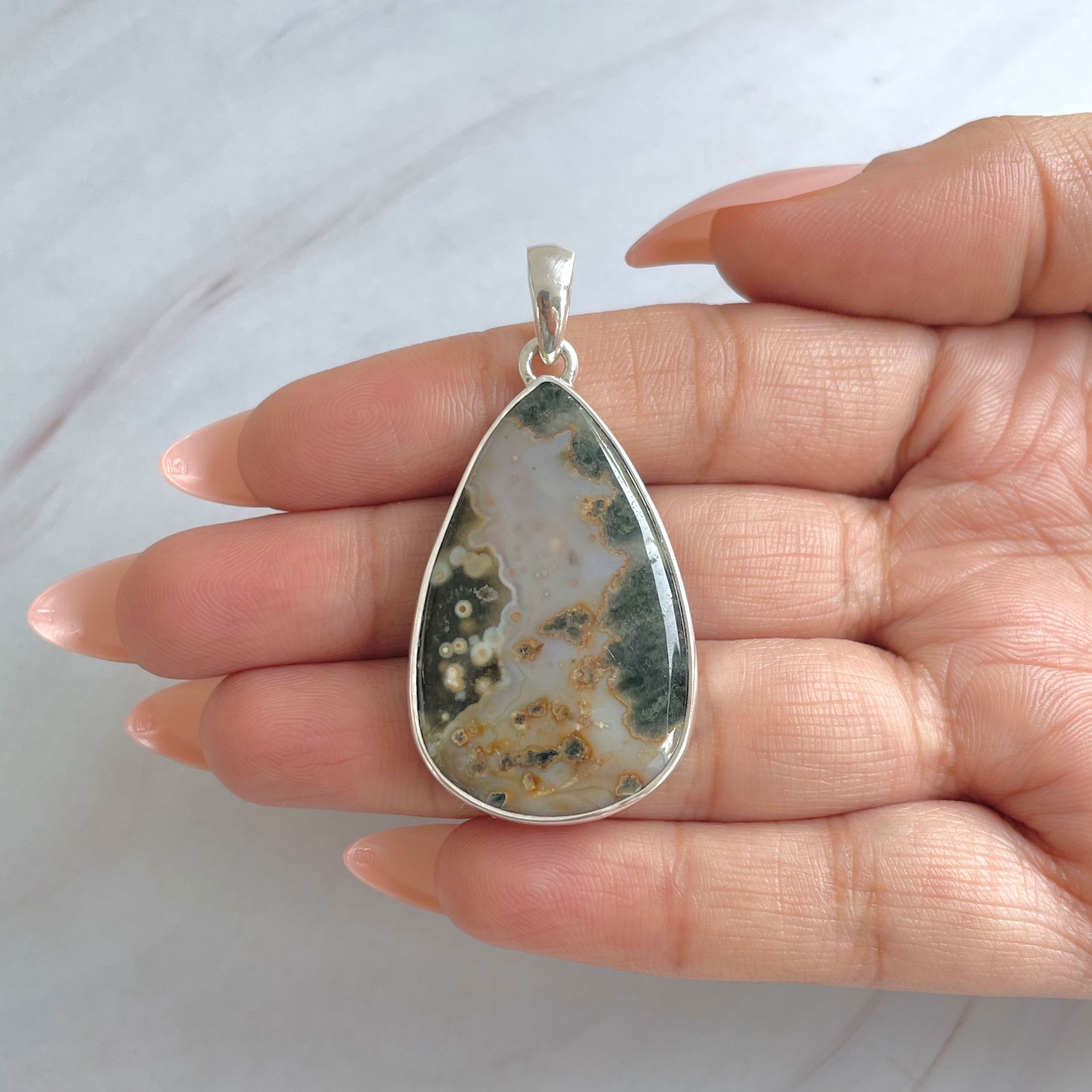 Ocean Jasper Pendant-(OCJ-P-67.)