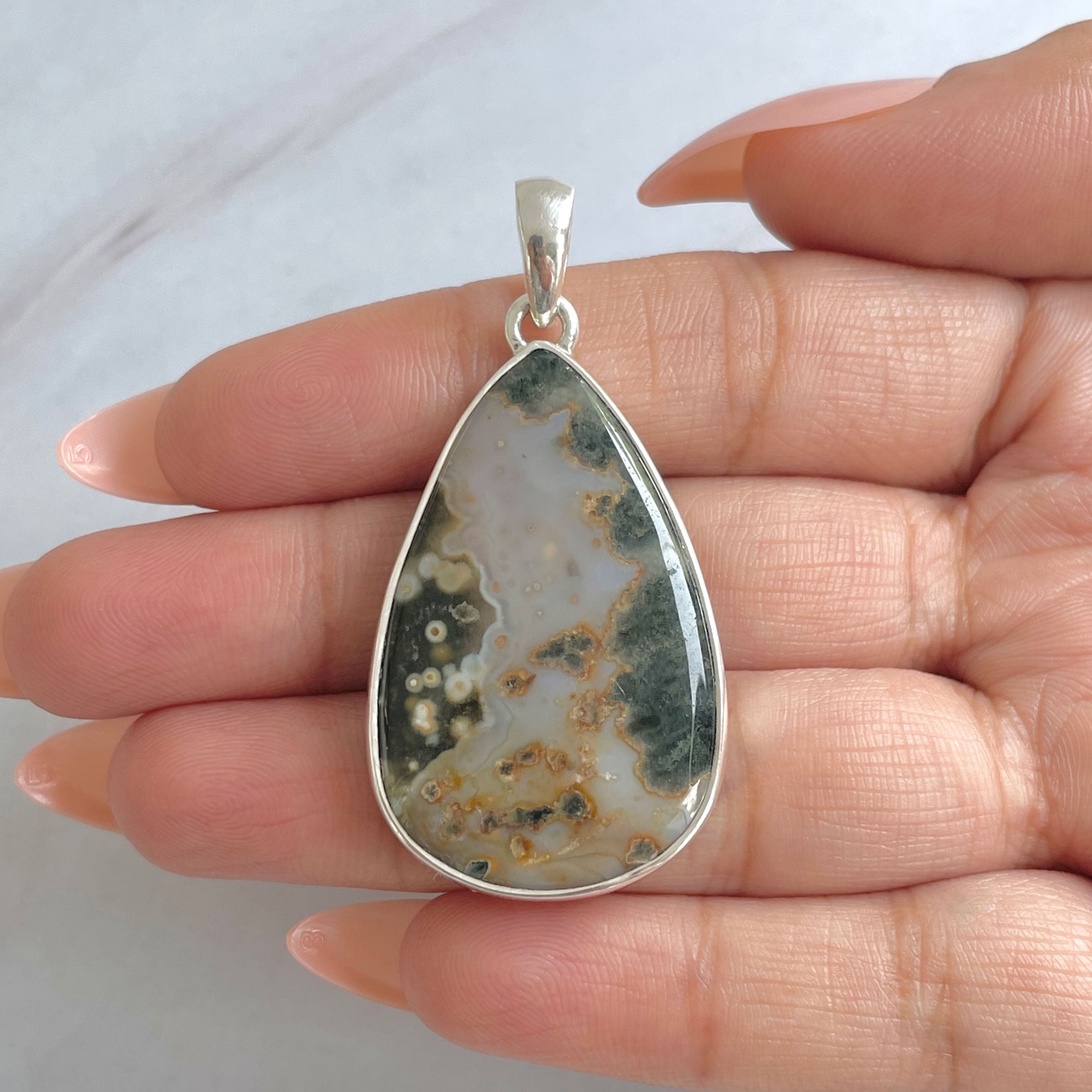 Ocean Jasper Pendant-(OCJ-P-67.)