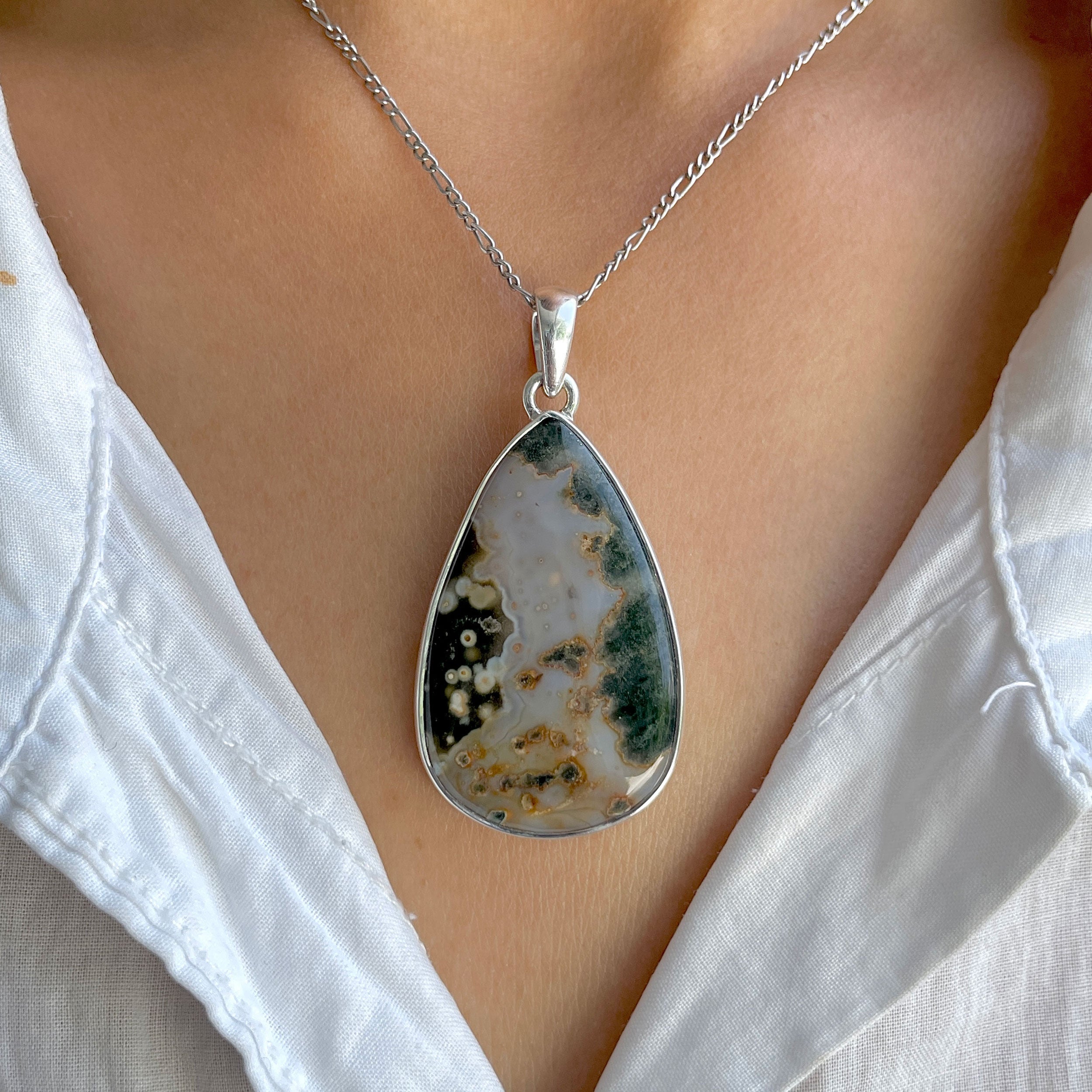 Ocean Jasper Pendant-(OCJ-P-67.)