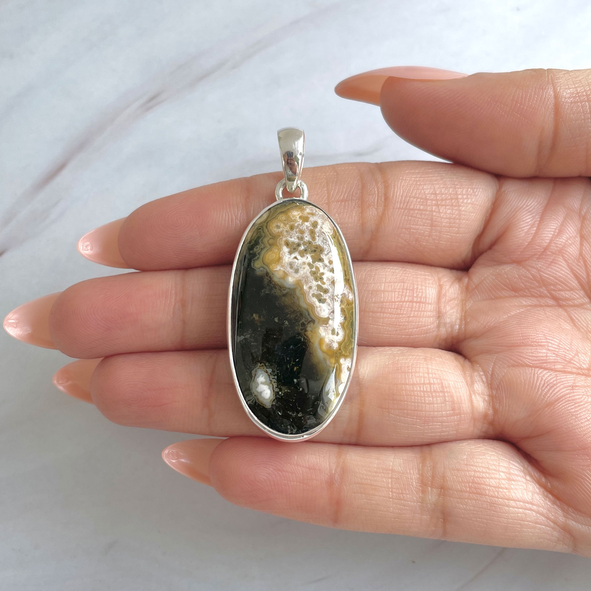 Ocean Jasper Pendant-(OCJ-P-69.)