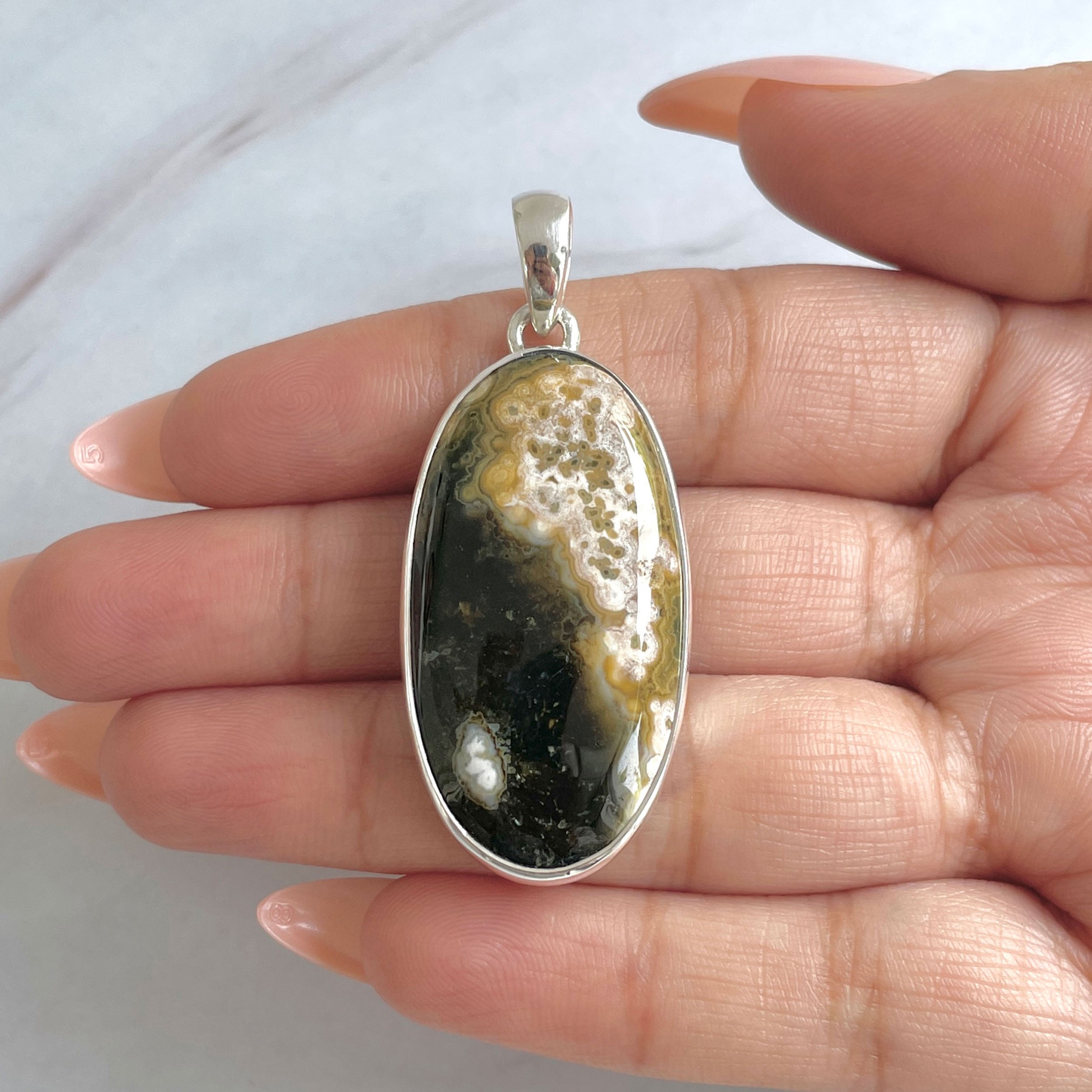 Ocean Jasper Pendant-(OCJ-P-69.)
