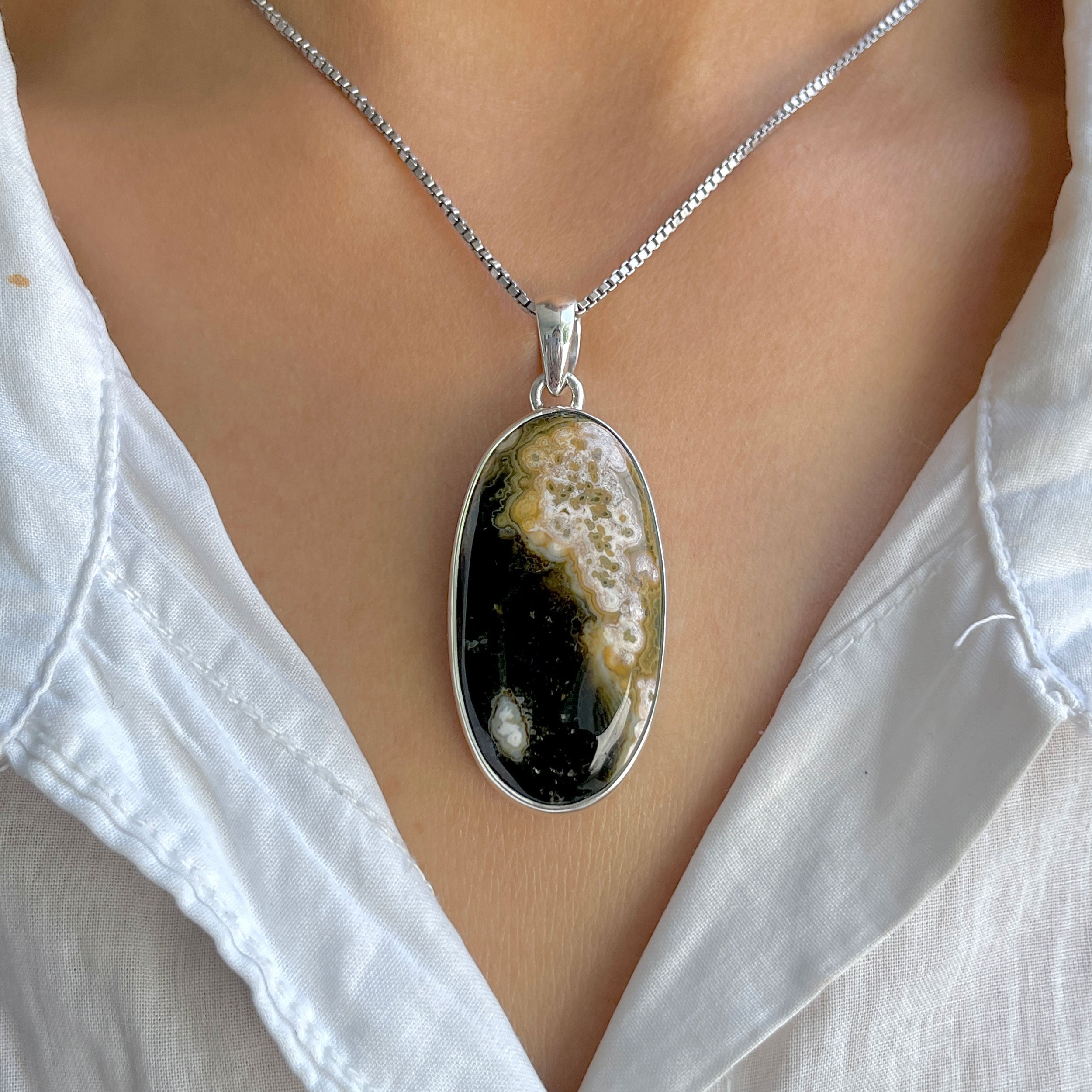 Ocean Jasper Pendant-(OCJ-P-69.)