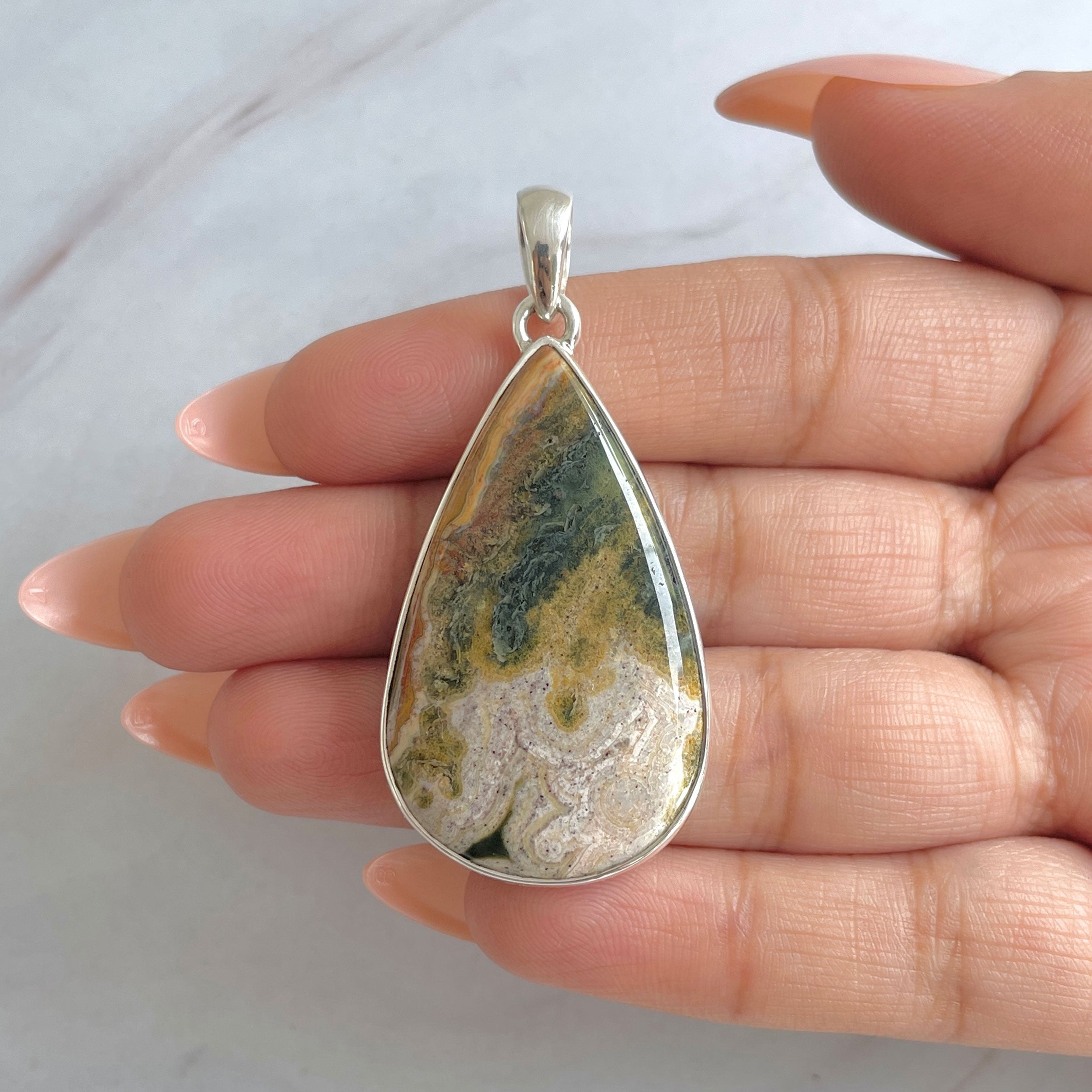 Ocean Jasper Pendant-(OCJ-P-70.)