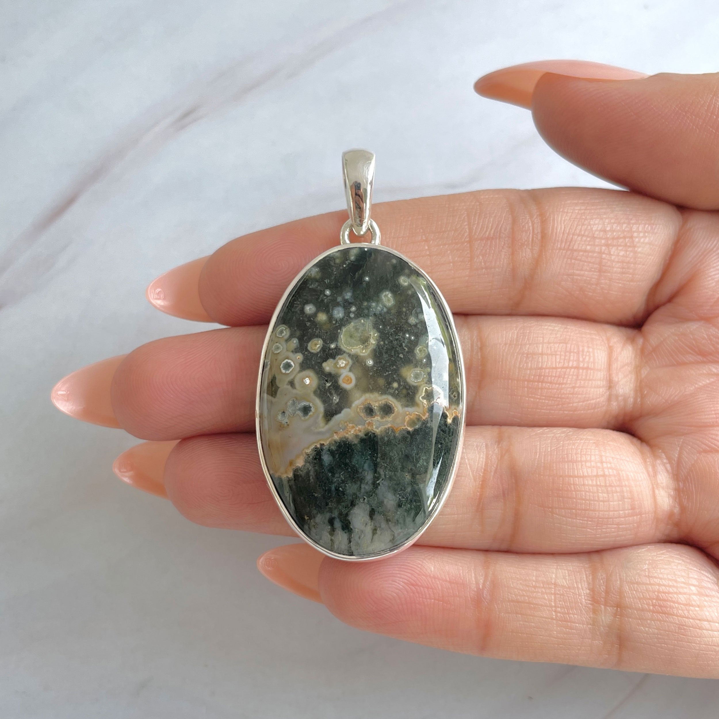 Ocean Jasper Pendant-(OCJ-P-71.)