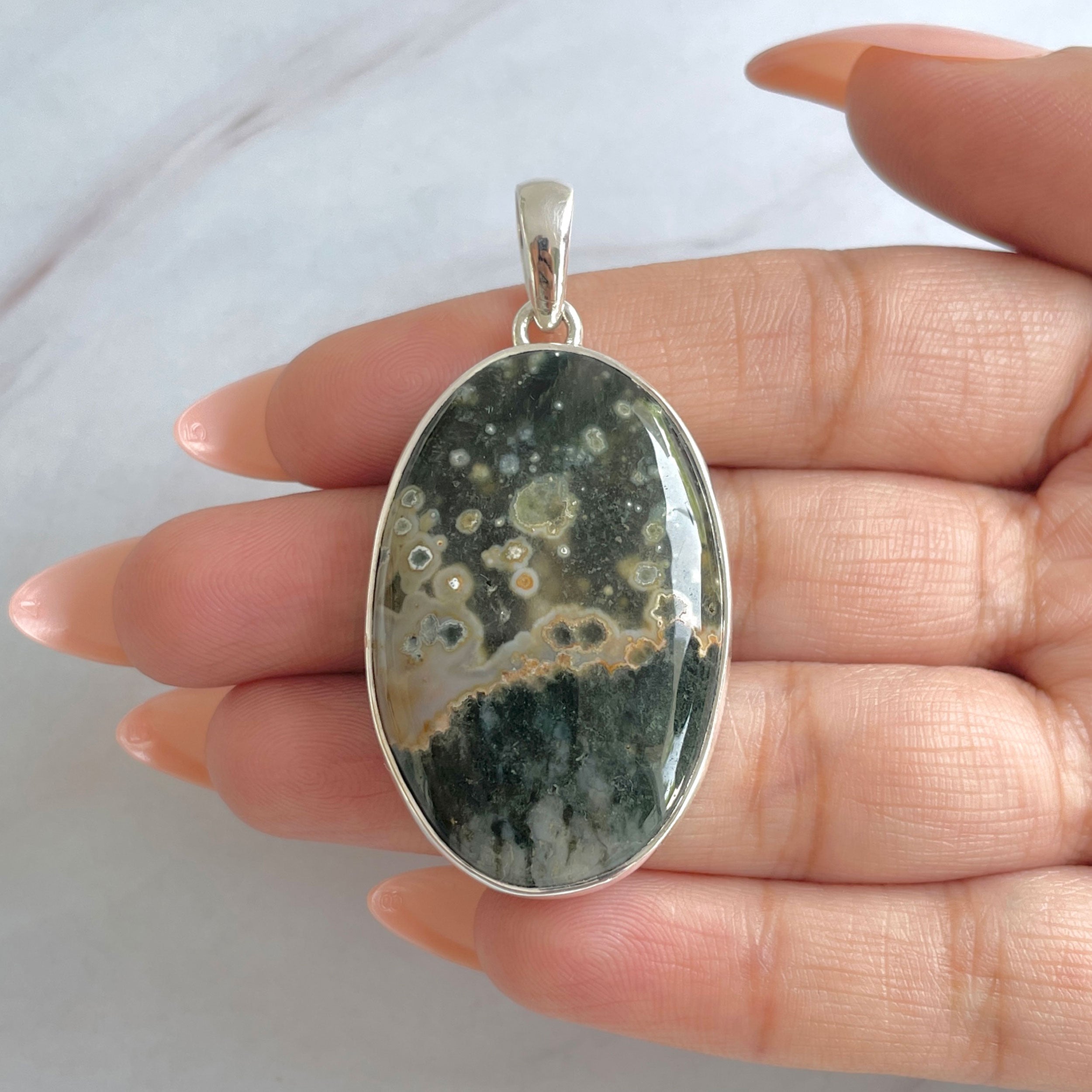 Ocean Jasper Pendant-(OCJ-P-71.)
