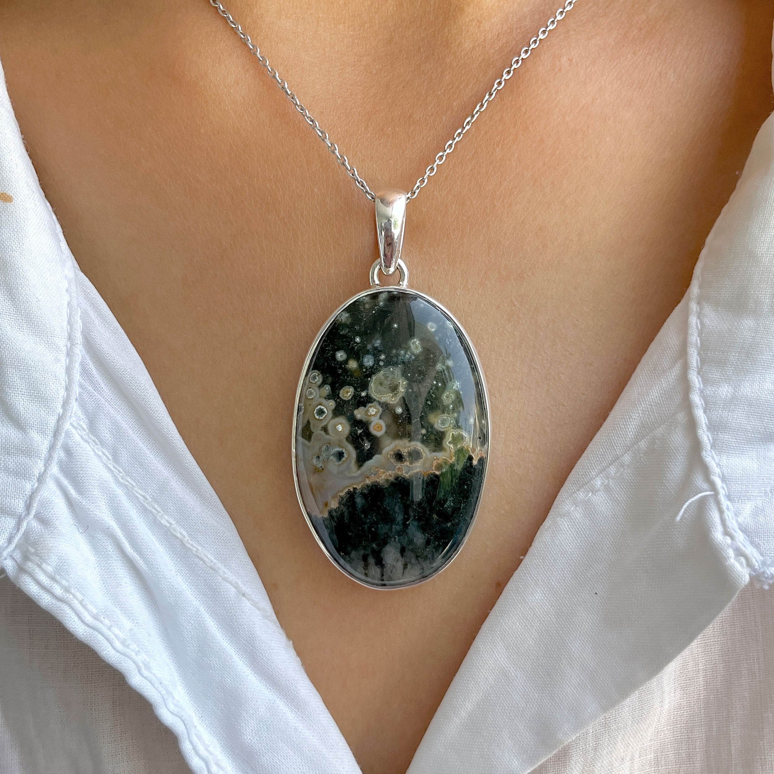 Ocean Jasper Pendant-(OCJ-P-71.)