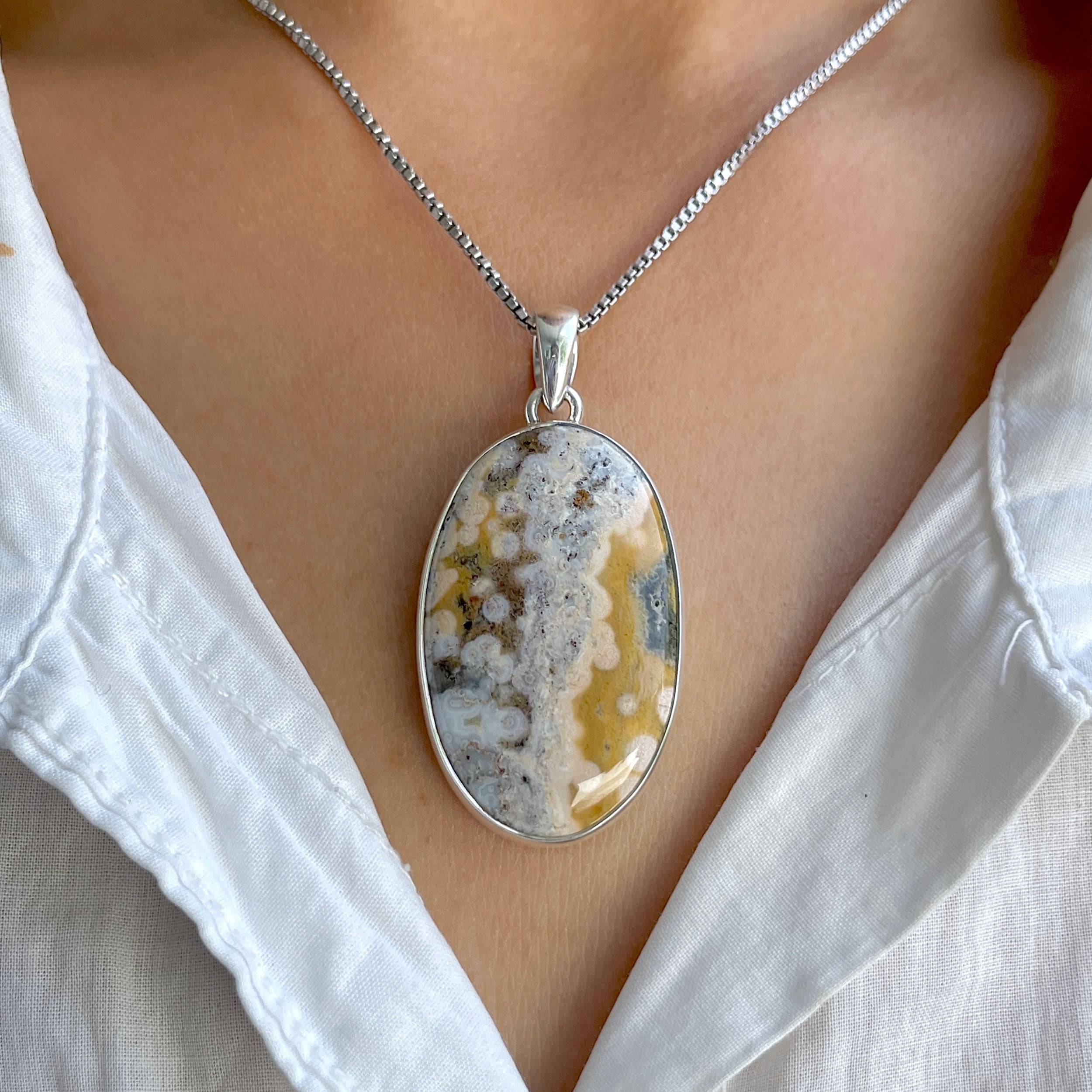 Ocean Jasper Pendant-(OCJ-P-72.)