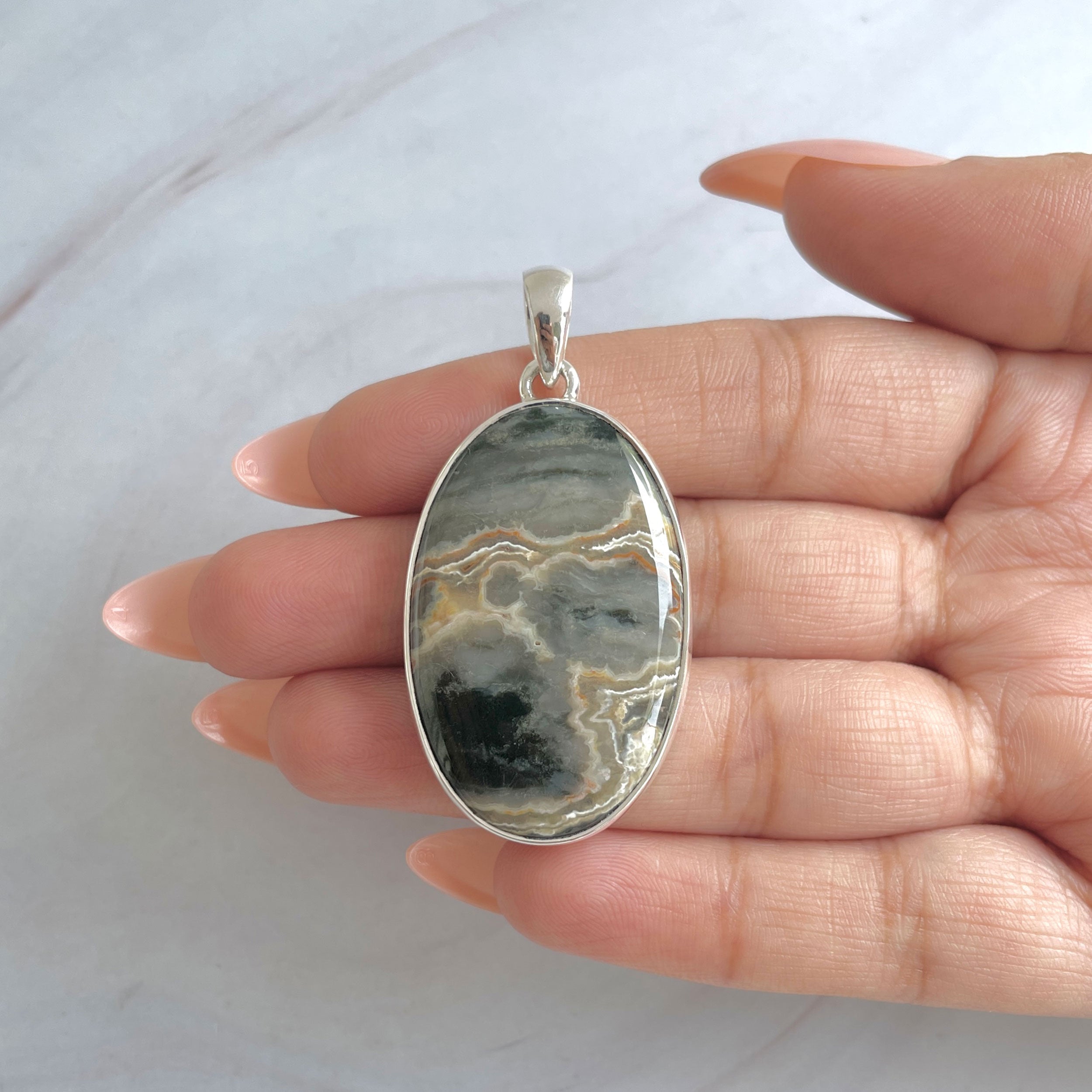 Ocean Jasper Pendant-(OCJ-P-73.)