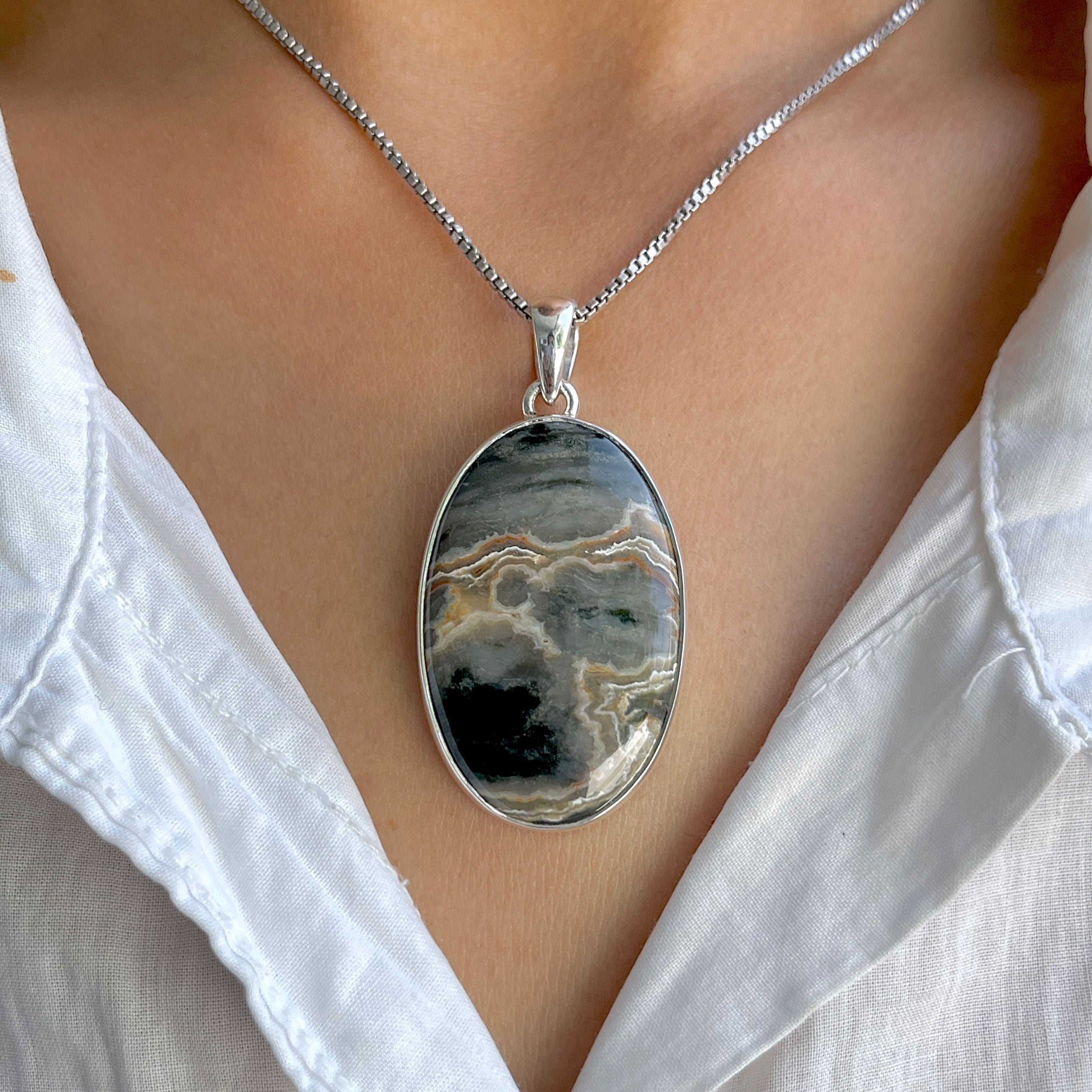 Ocean Jasper Pendant-(OCJ-P-73.)