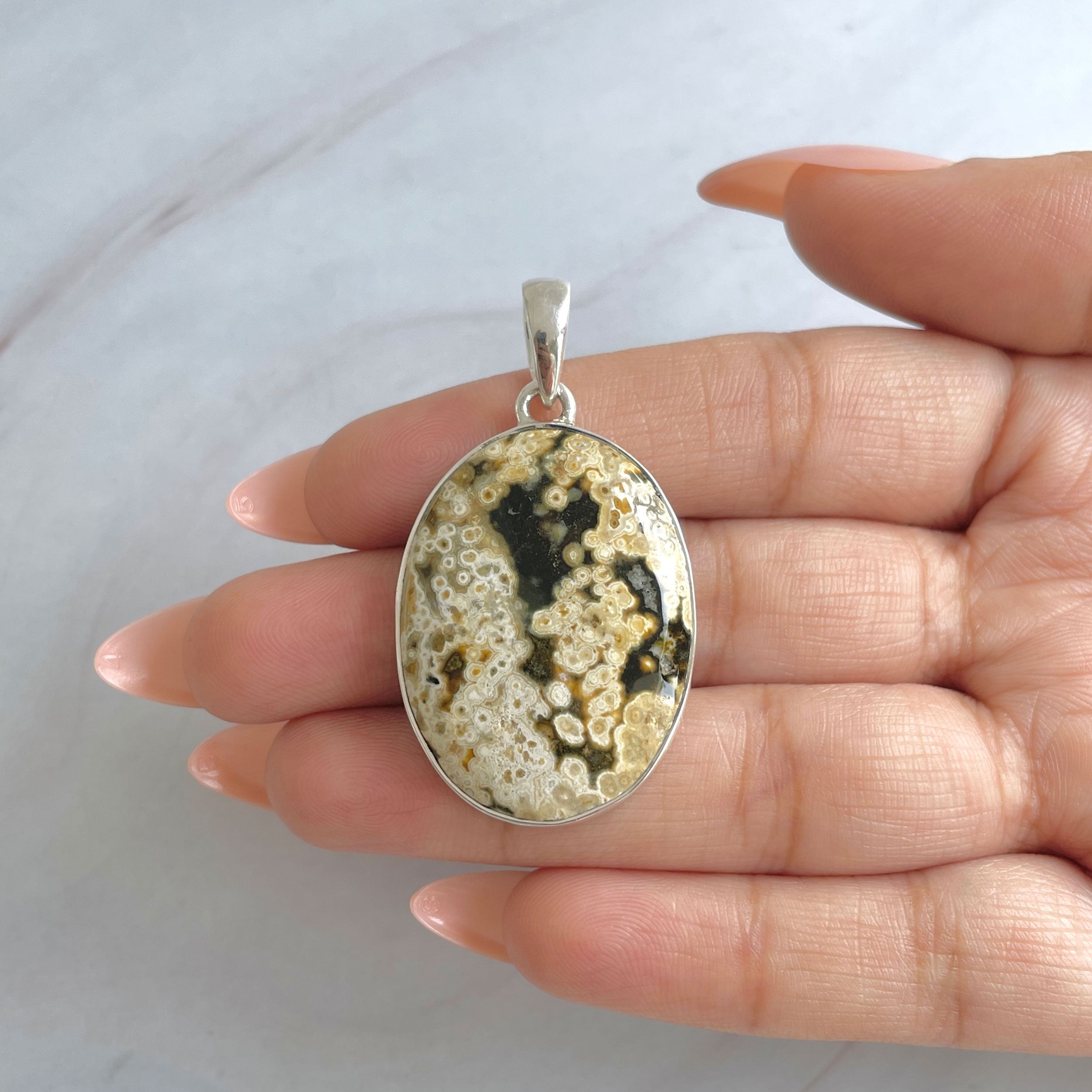 Ocean Jasper Pendant-(OCJ-P-74.)