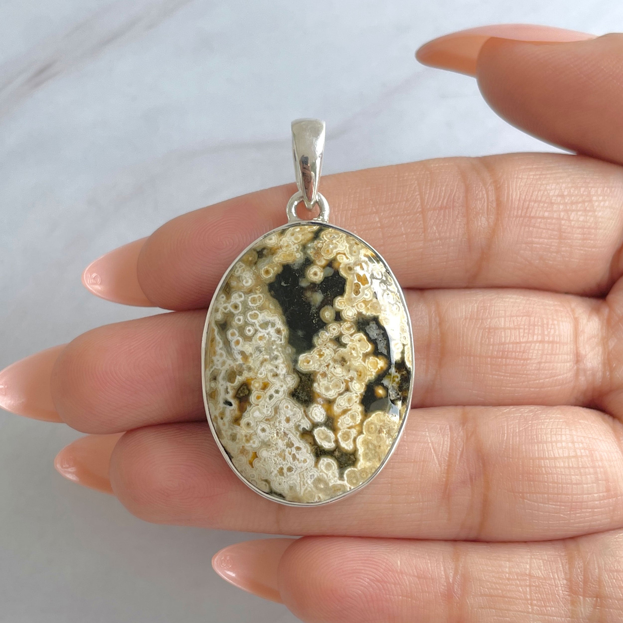 Ocean Jasper Pendant-(OCJ-P-74.)