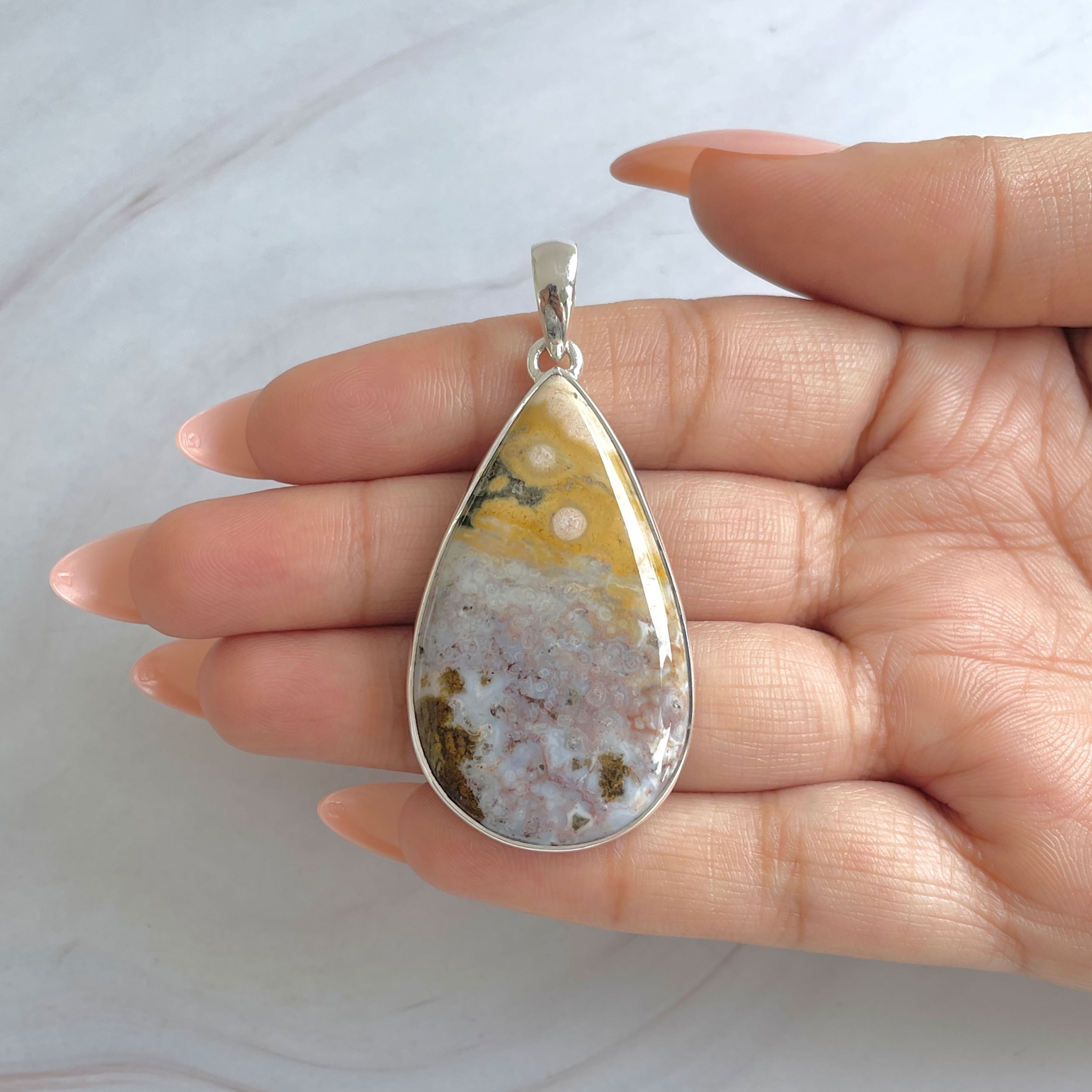 Ocean Jasper Pendant-(OCJ-P-76.)