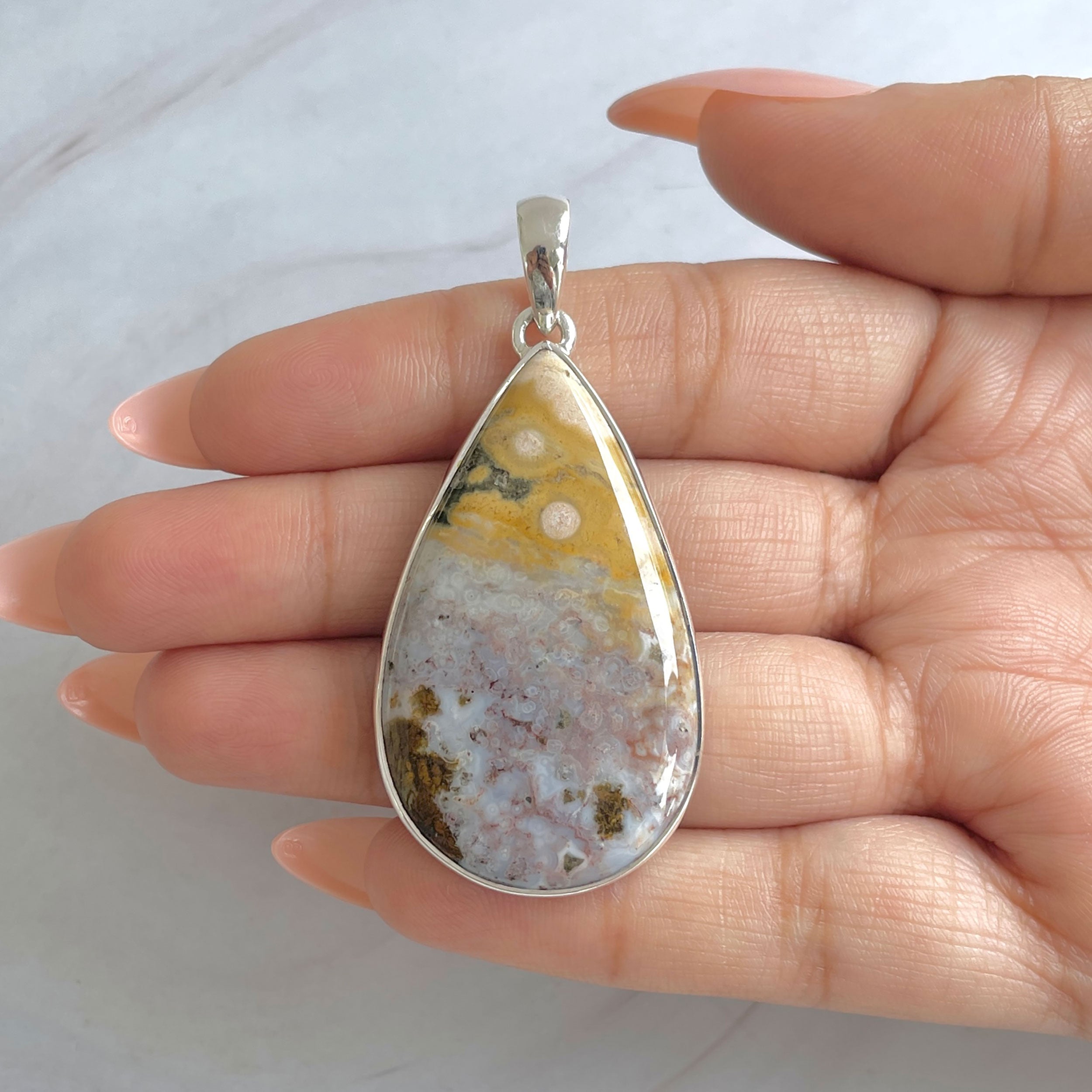 Ocean Jasper Pendant-(OCJ-P-76.)