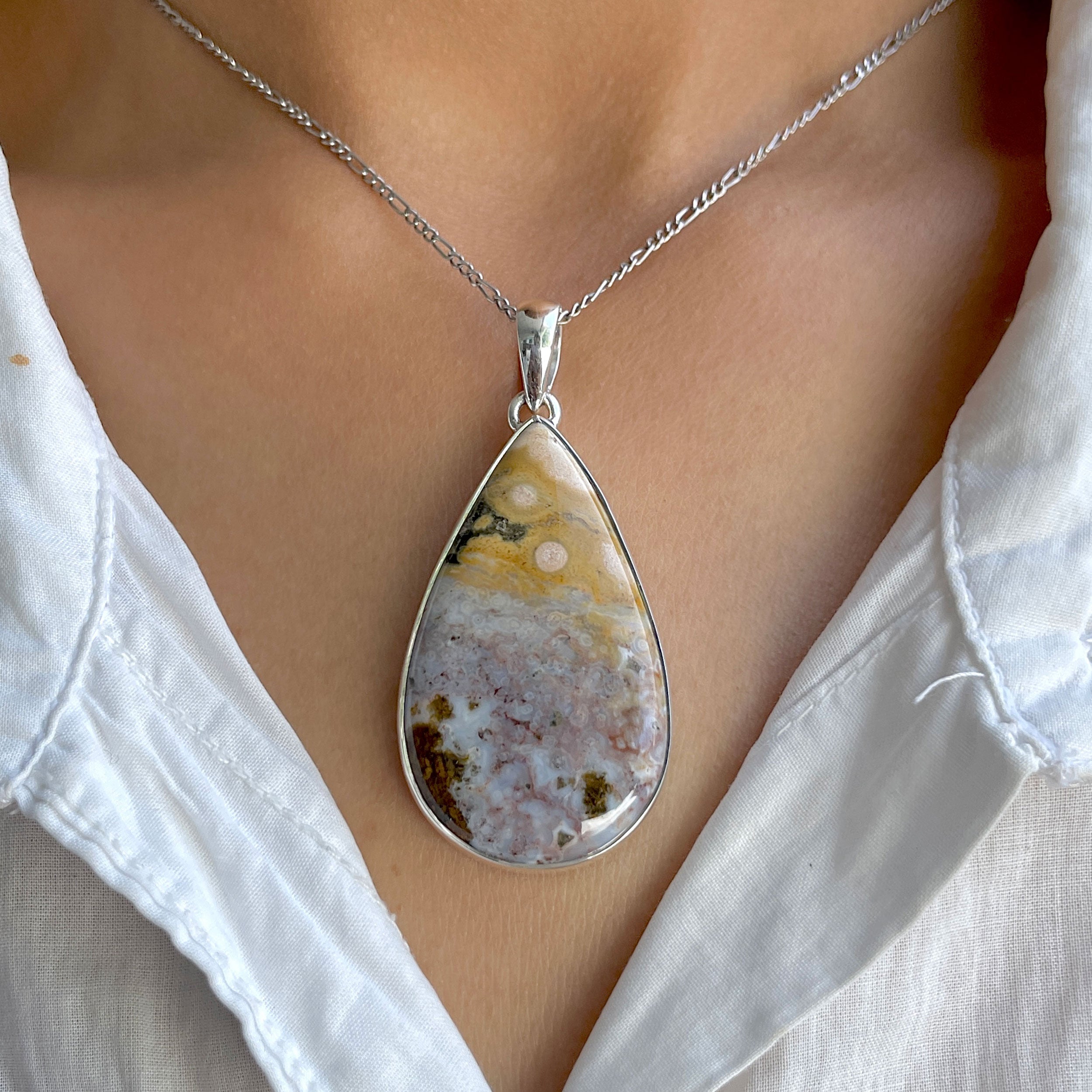 Ocean Jasper Pendant-(OCJ-P-76.)