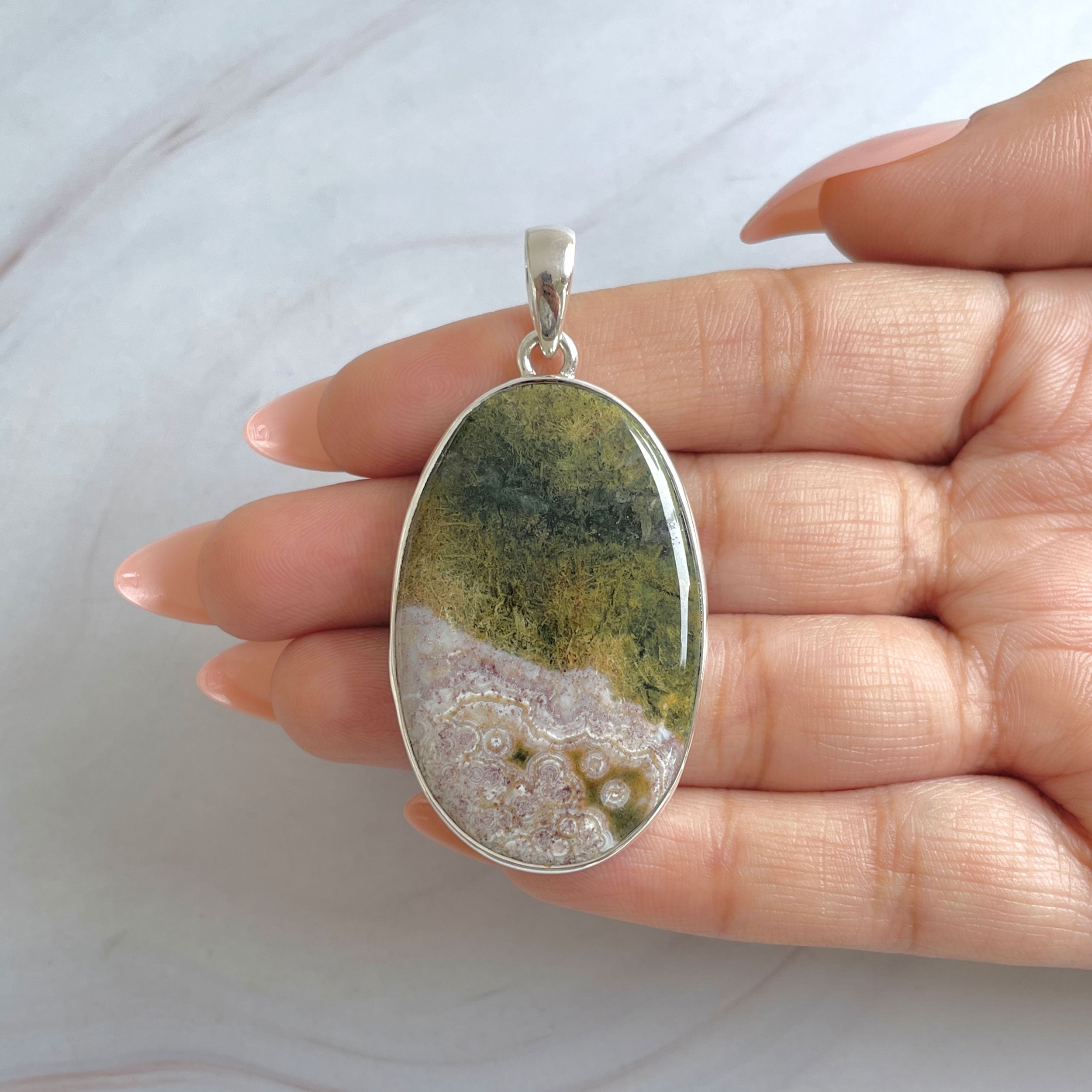 Ocean Jasper Pendant-(OCJ-P-77.)