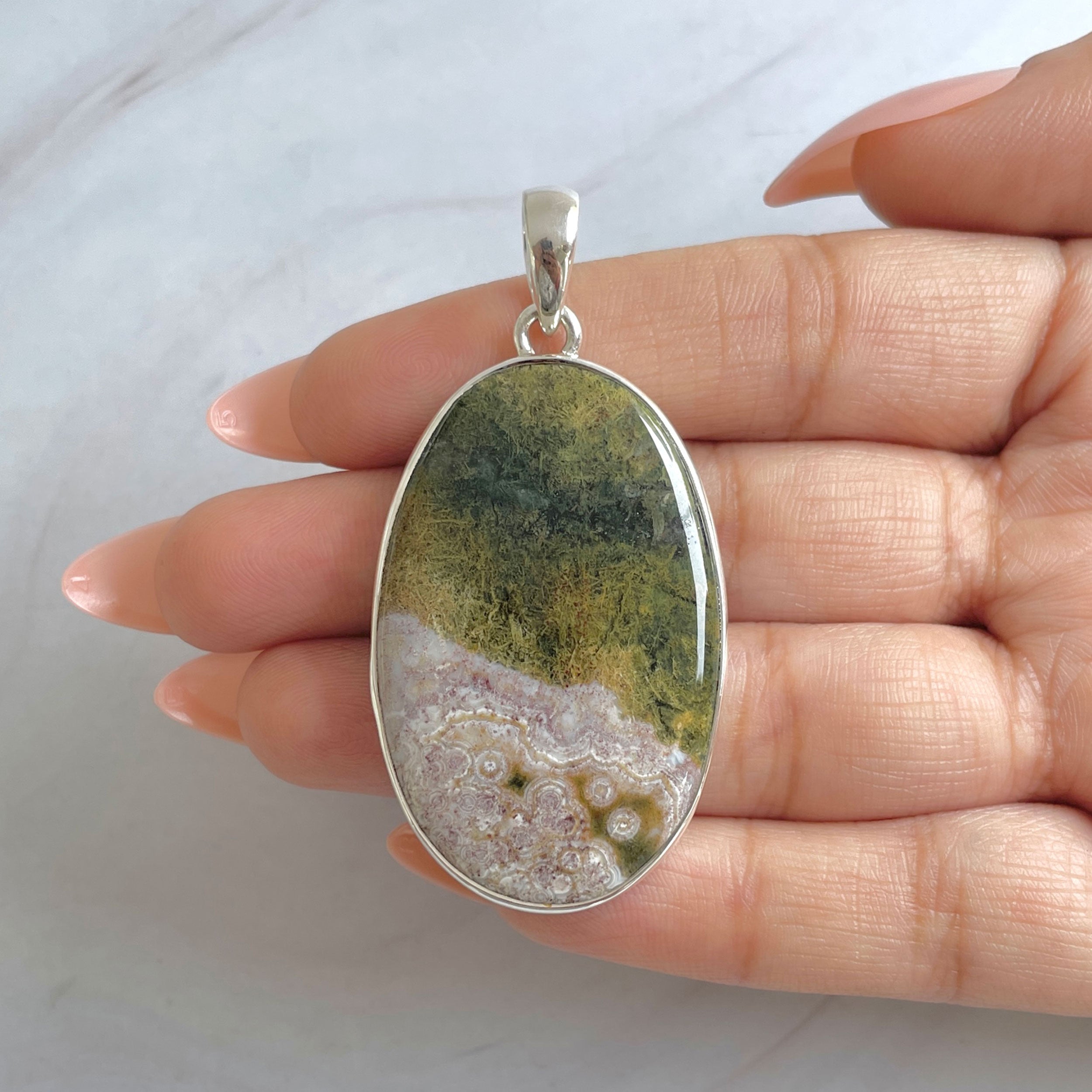Ocean Jasper Pendant-(OCJ-P-77.)