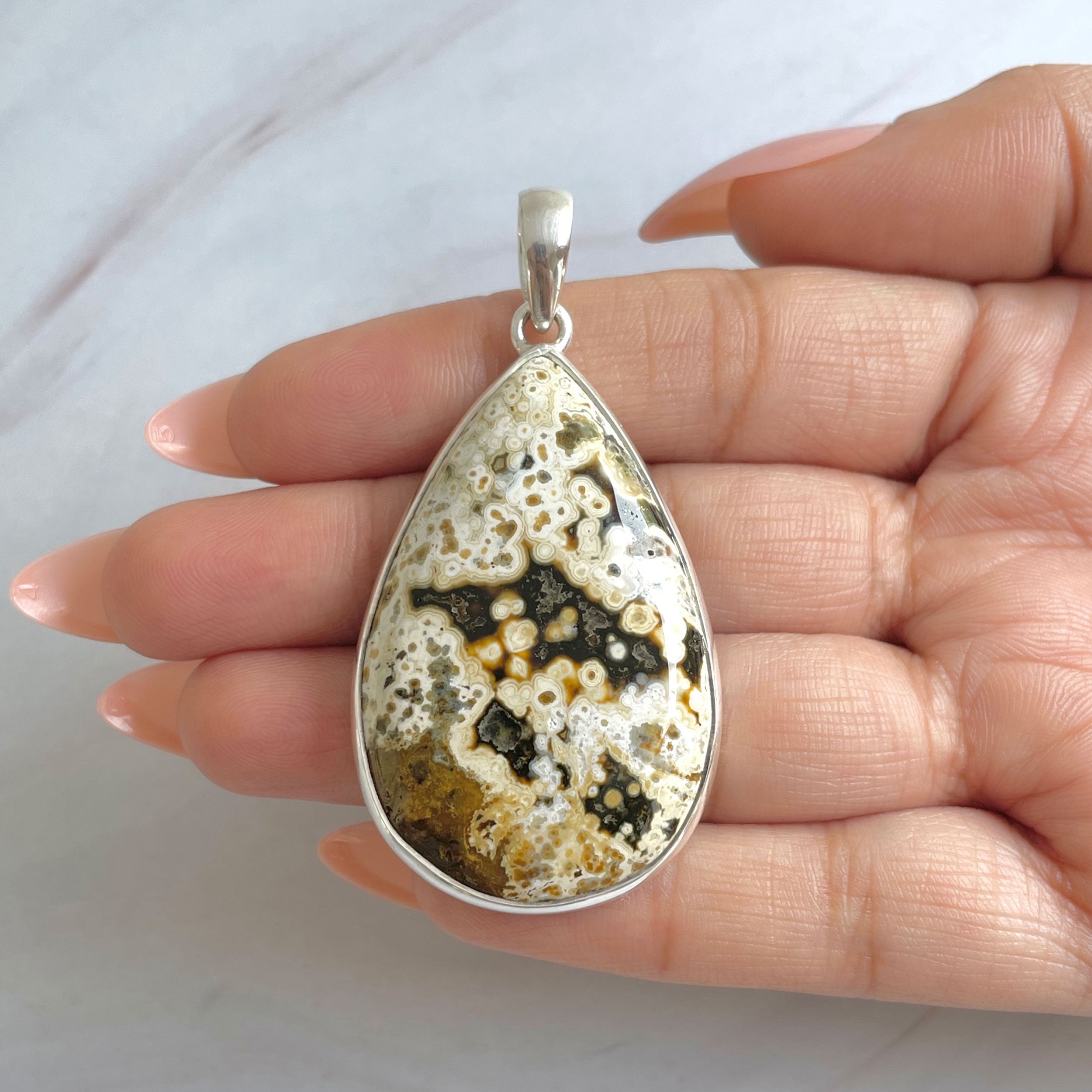 Ocean Jasper Pendant-(OCJ-P-79.)