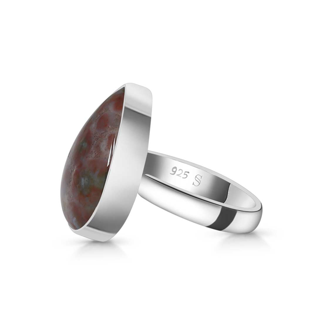 Ocean Jasper Adjustable Ring-(OCJ-R-3.)