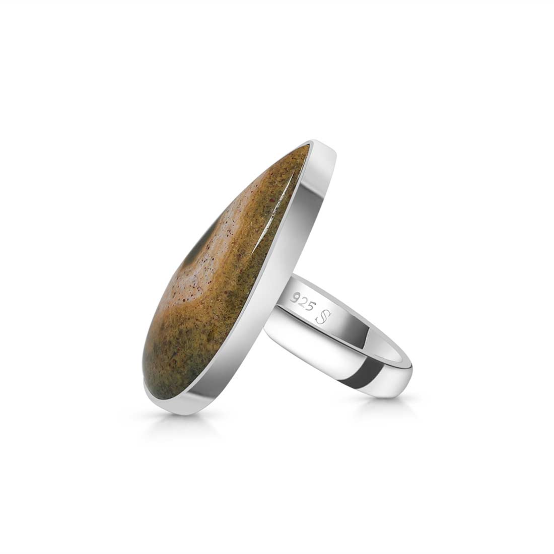Ocean Jasper Adjustable Ring-(OCJ-R-5.)