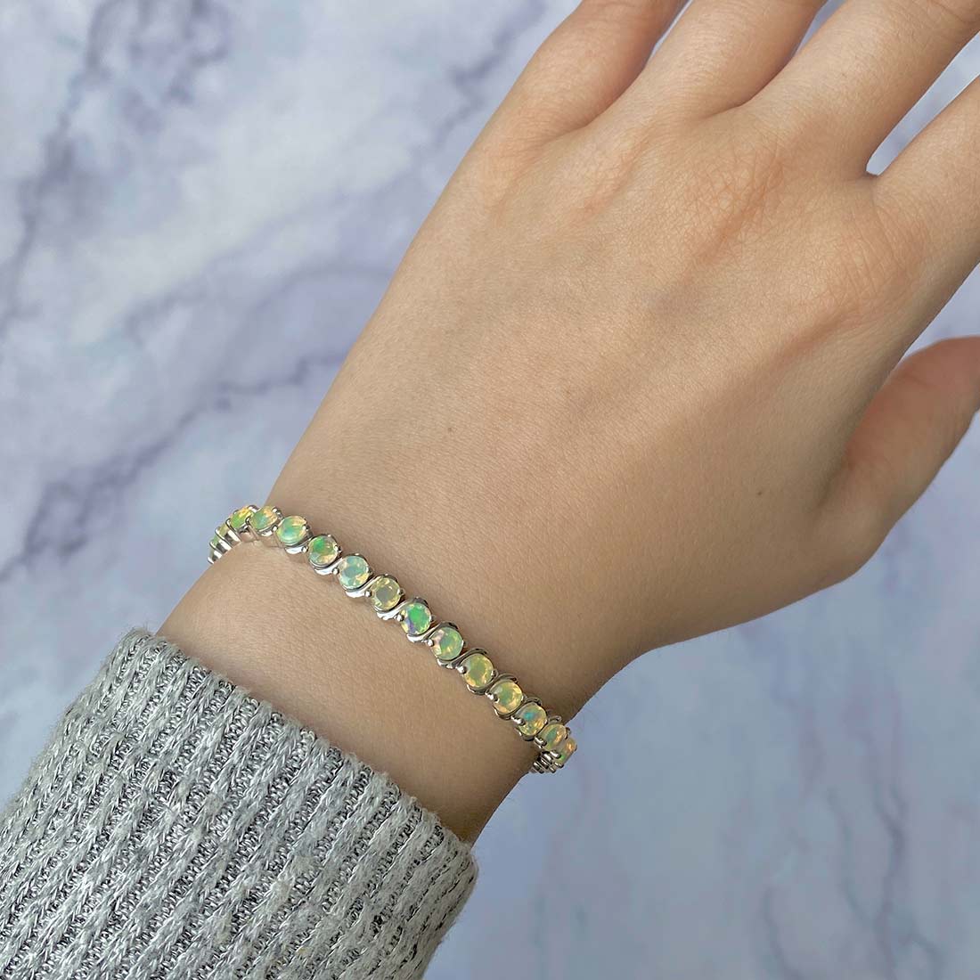 Opal Bracelet-(OPL-SB-173.)