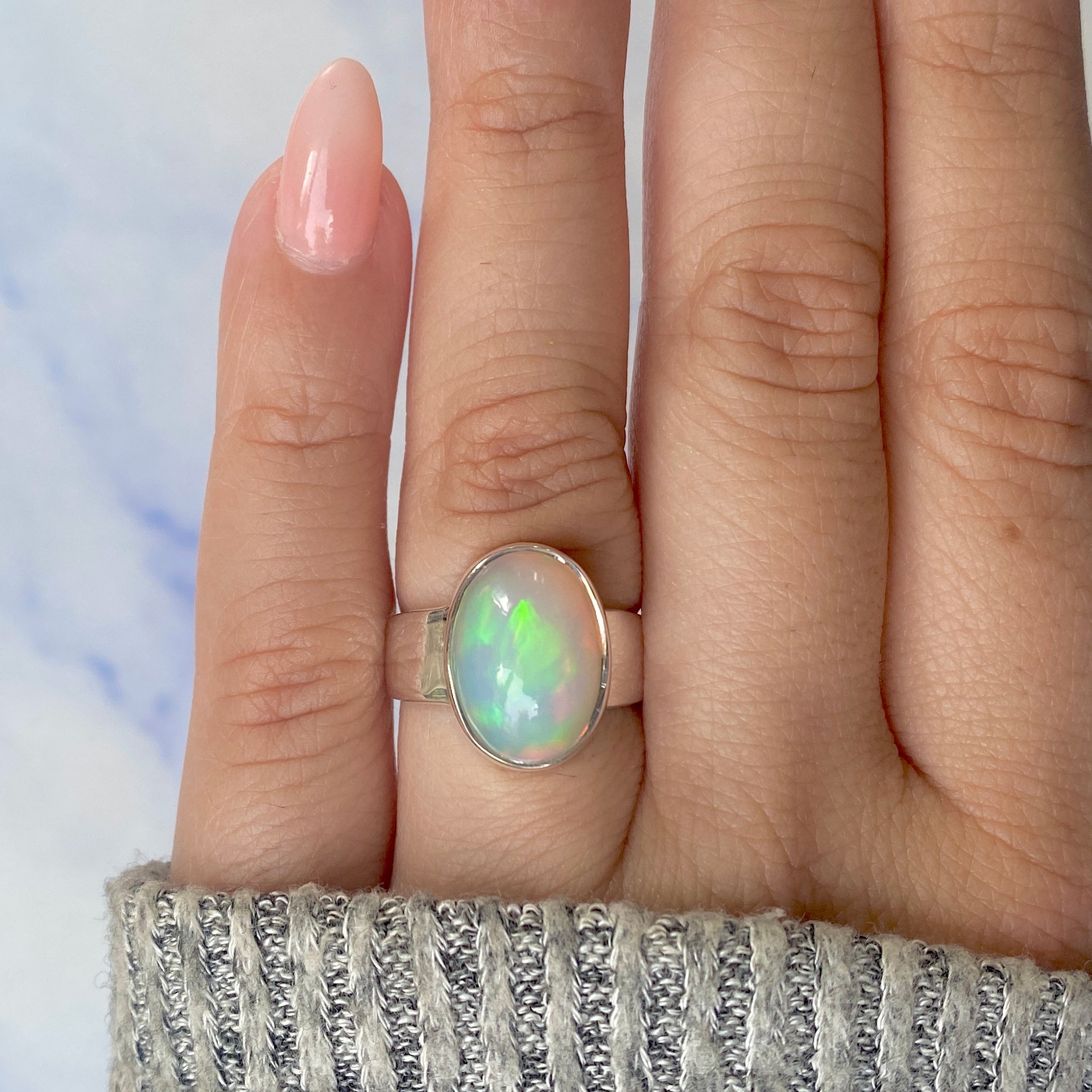 Opal Ring Size 6-(OPL-R-1.)