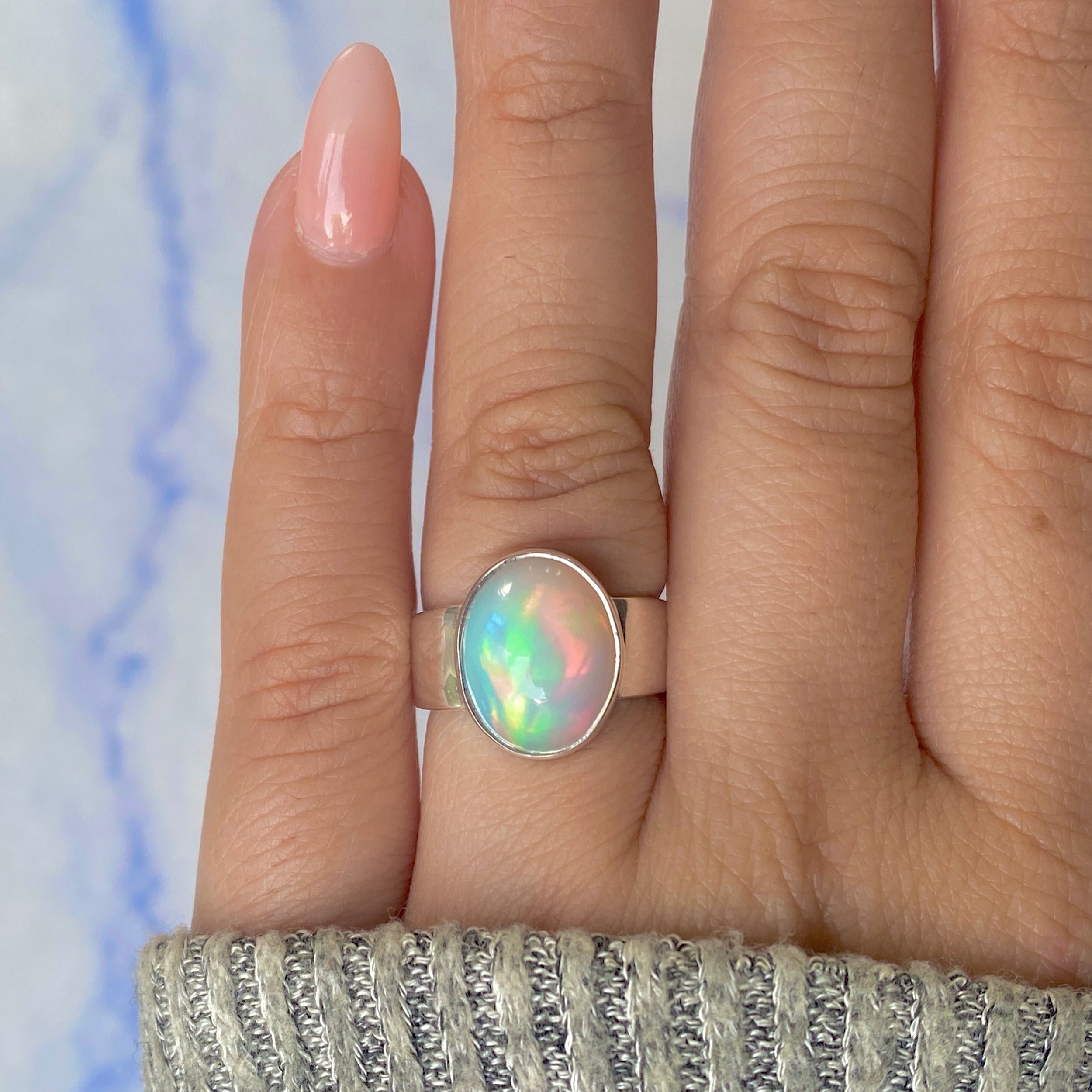 Opal Ring Size 6-(OPL-R-10.)