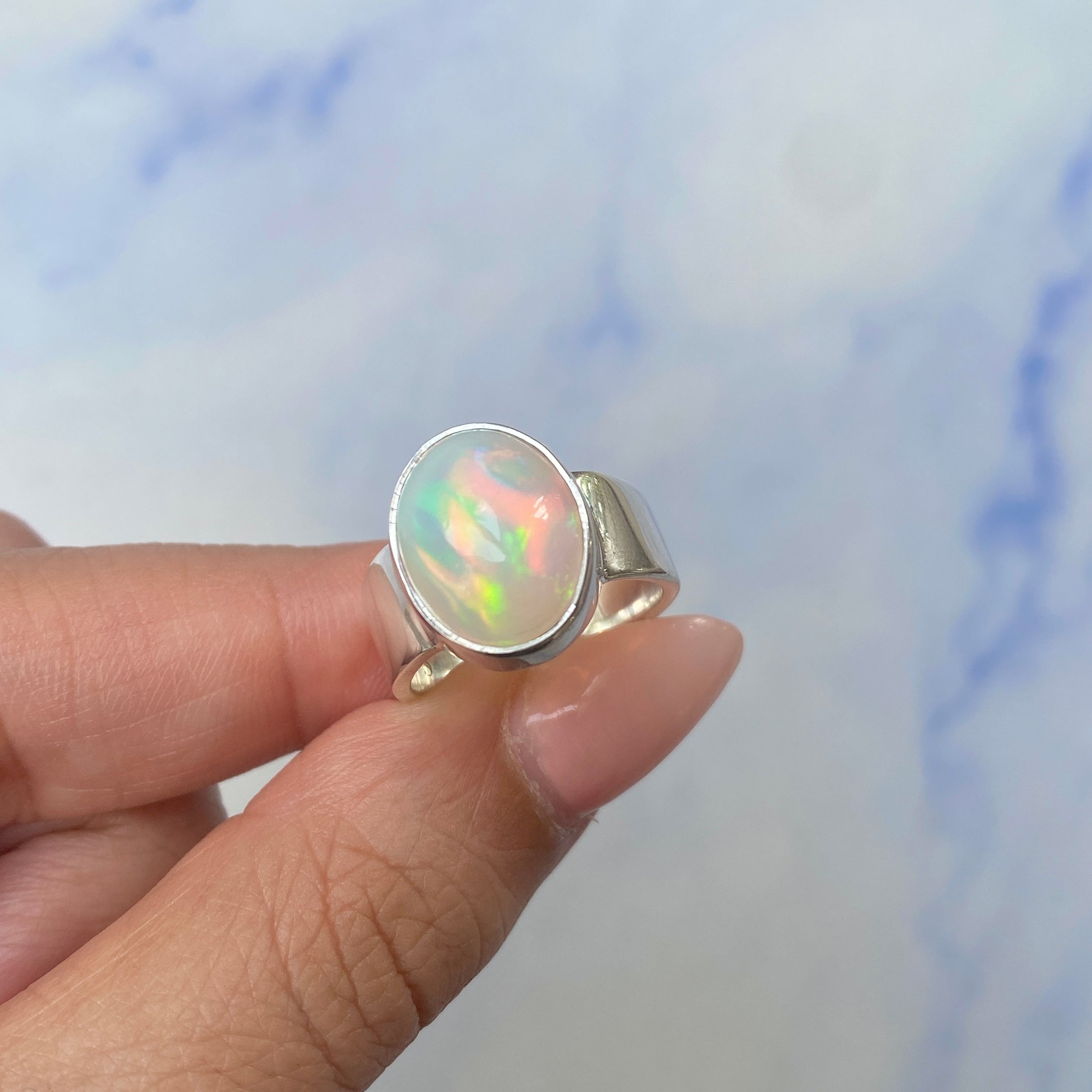 Opal Ring Size 6-(OPL-R-10.)