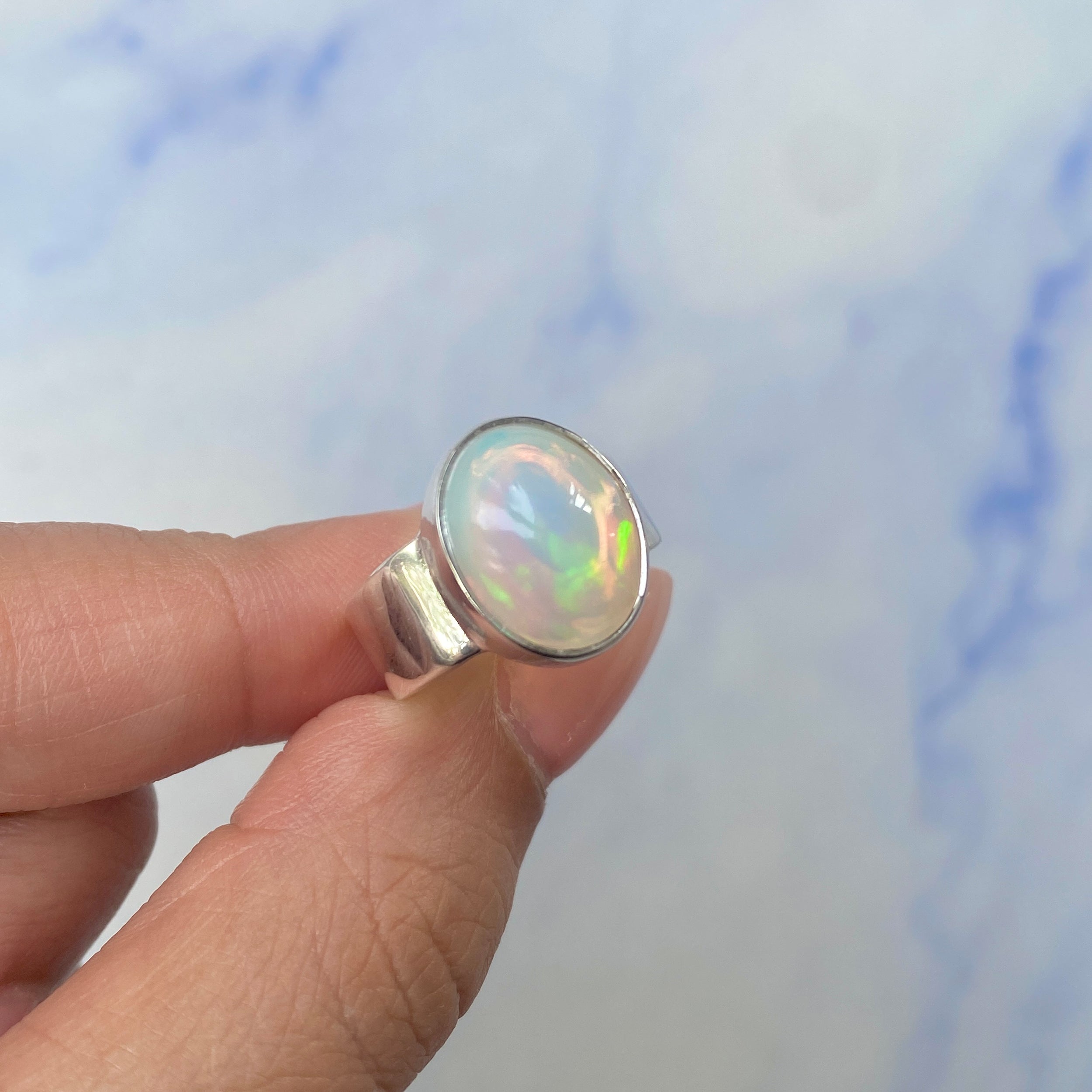 Opal Ring Size 6-(OPL-R-10.)