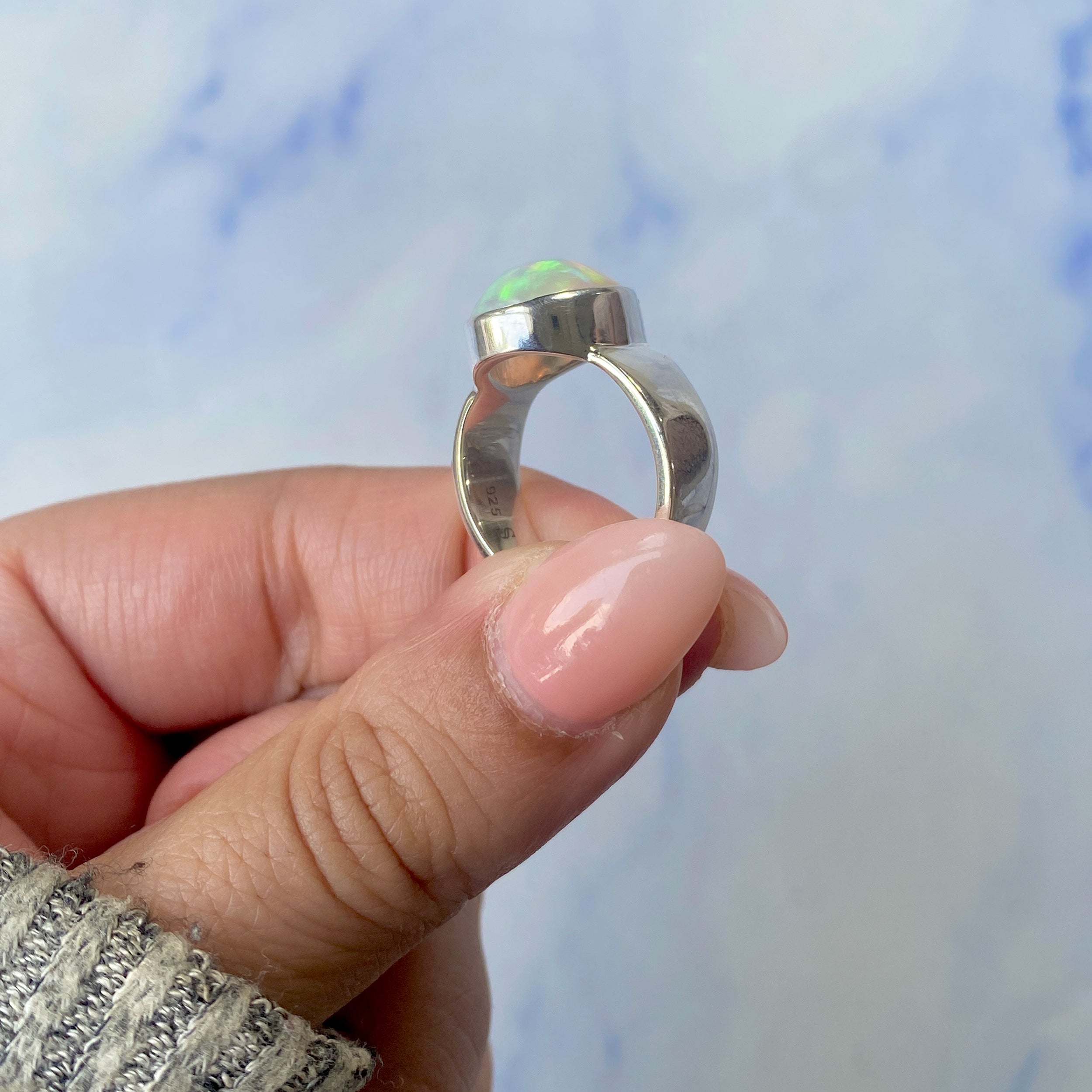 Opal Ring Size 6-(OPL-R-10.)