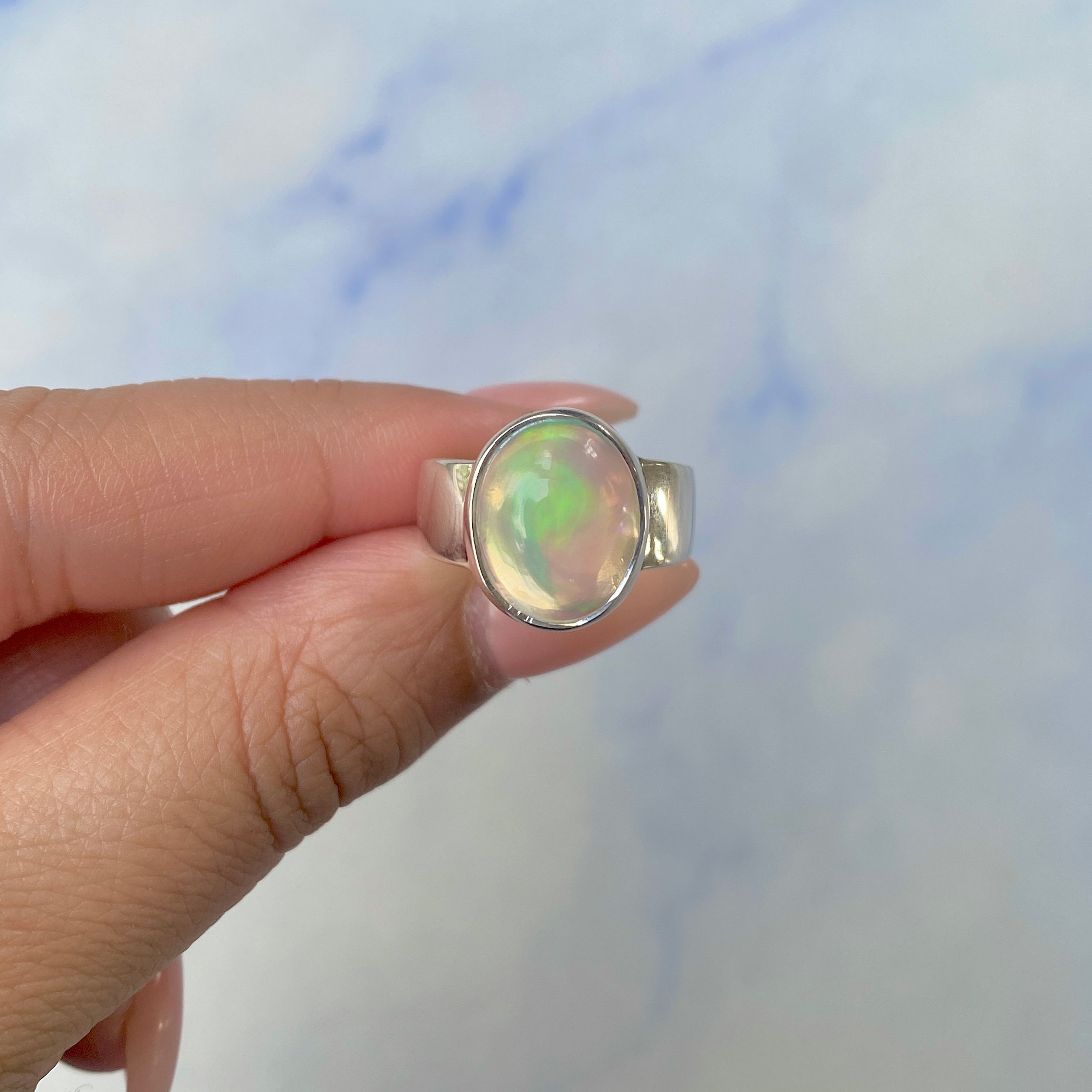 Opal Ring Size 6-(OPL-R-13.)