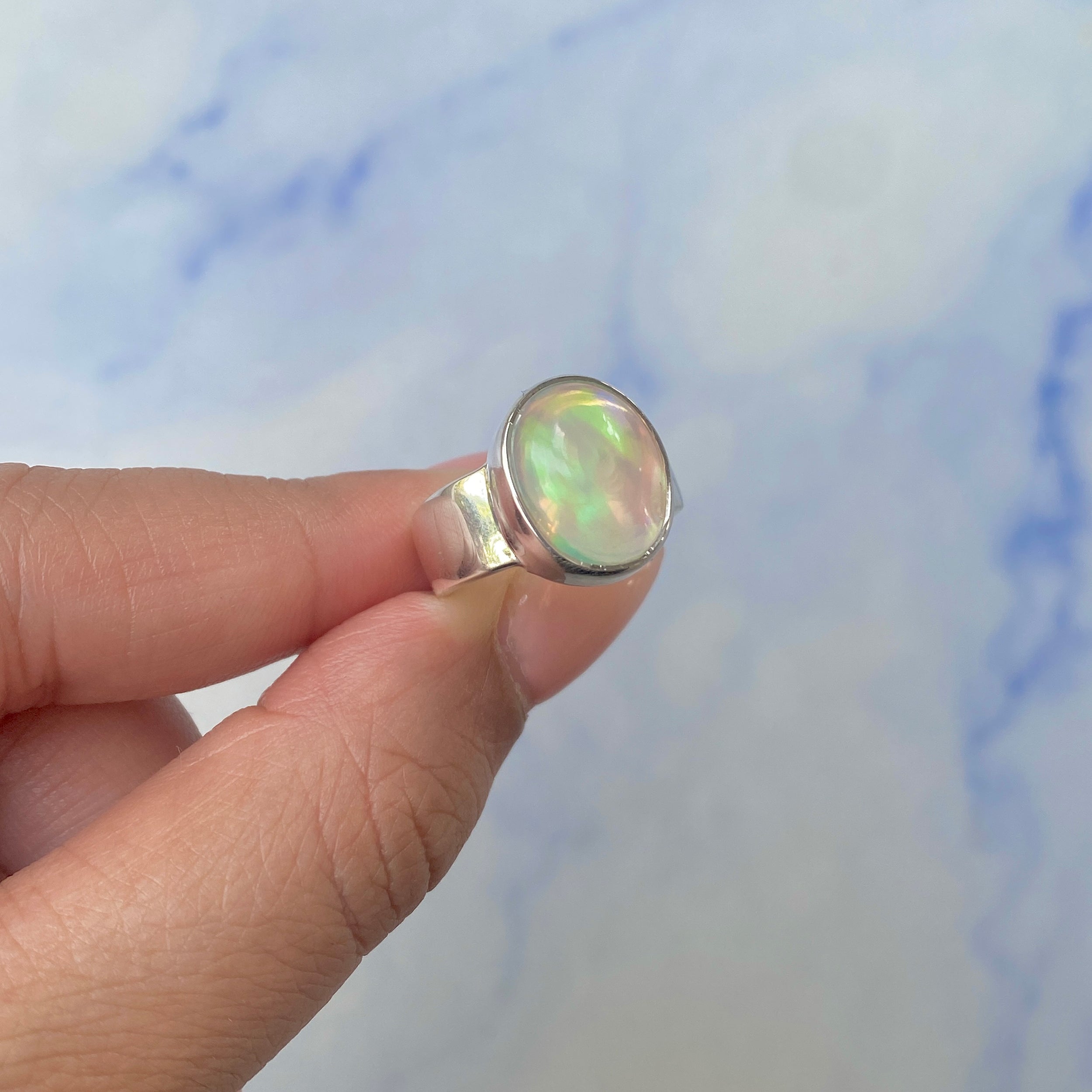 Opal Ring Size 6-(OPL-R-13.)