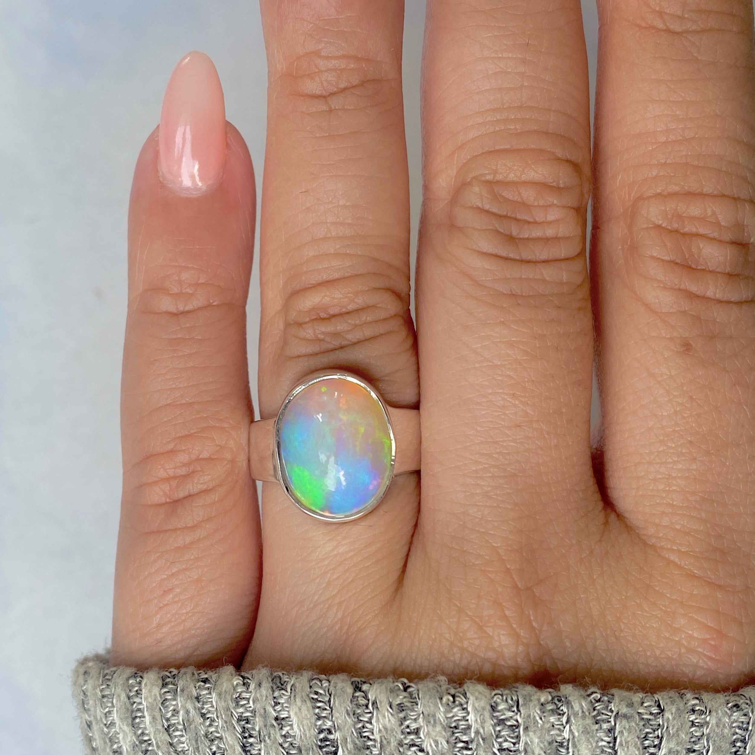 Opal Ring Size 7-(OPL-R-14.)
